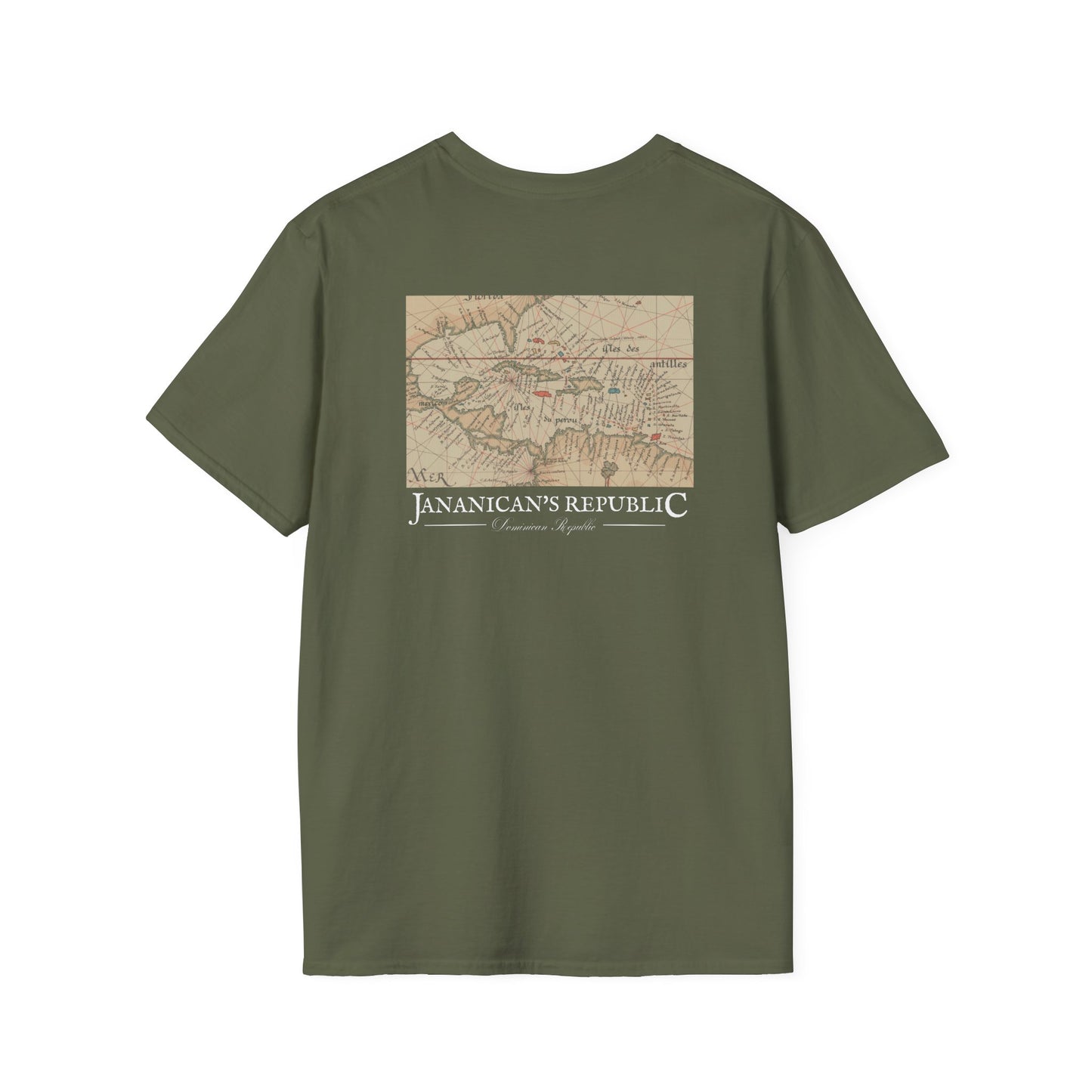 Classic Jananican's Republic - Caribbean Map