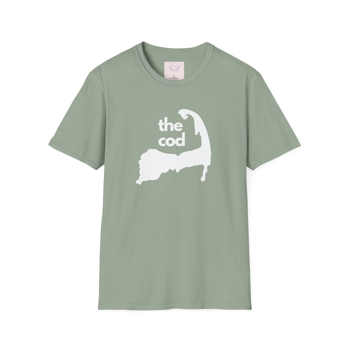 The Cod: Minimalist Map T-shirt