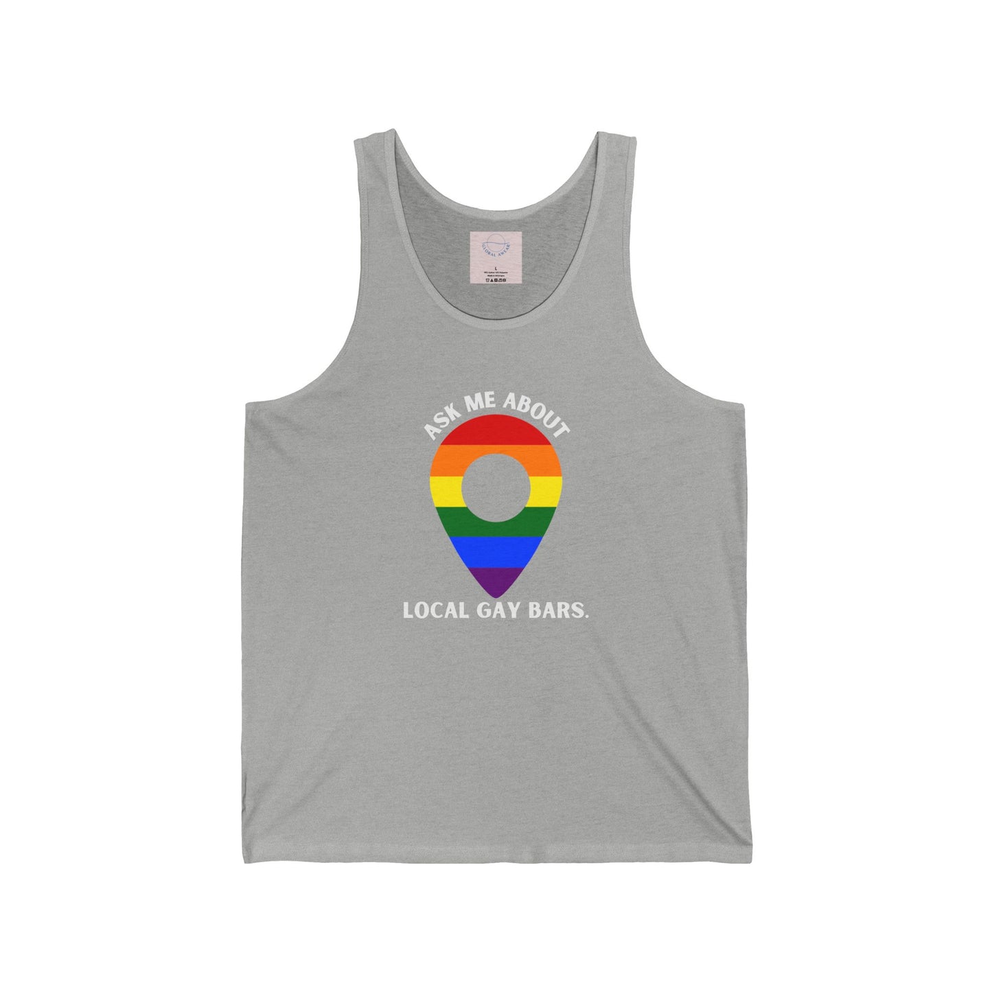 Ask Me About Local Gay Bars: Pride Travel Tank
