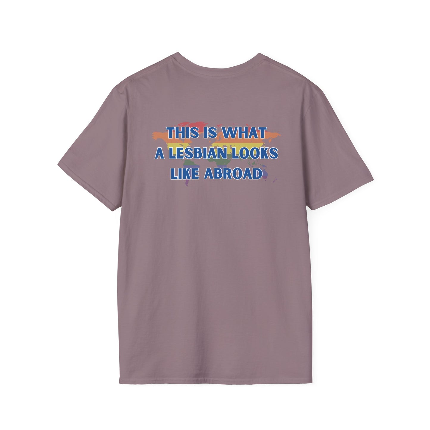 What a Lesbian Looks Like Abroad: Pride T-shirt