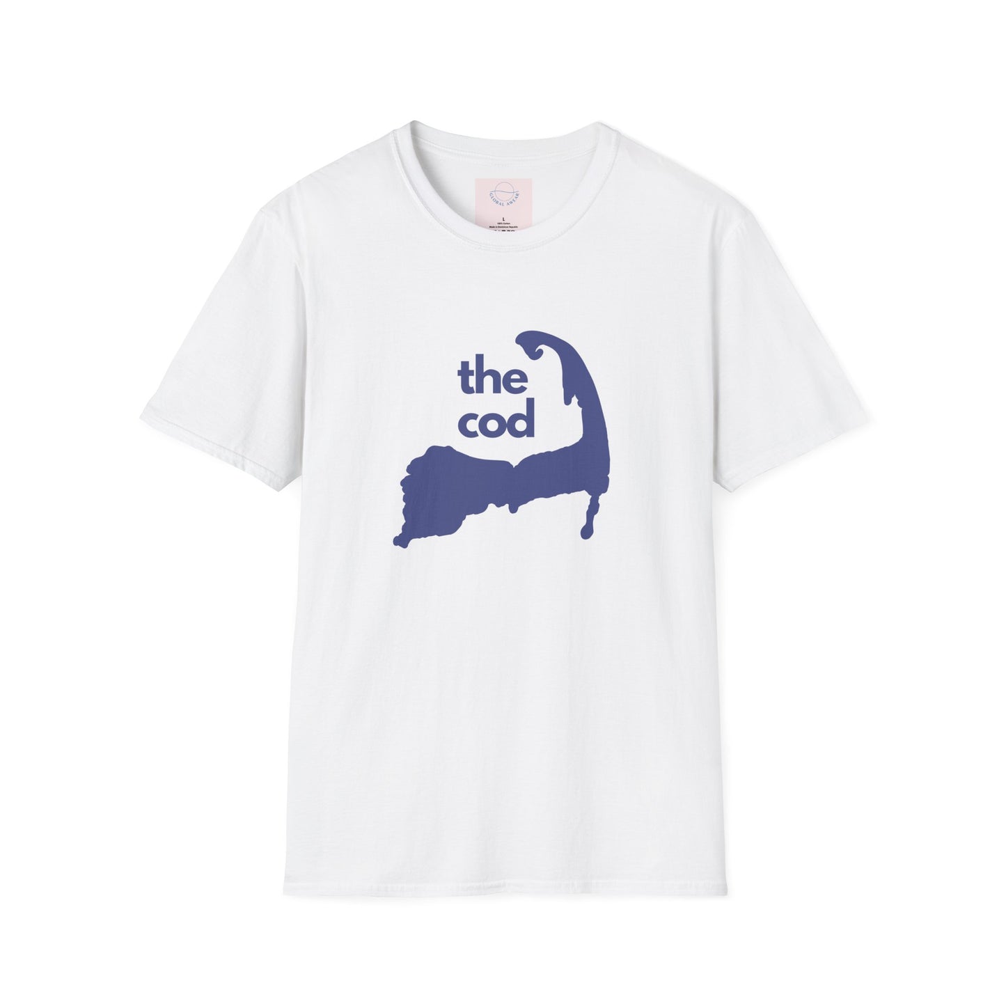 The Cod: Minimalist Map T-shirt