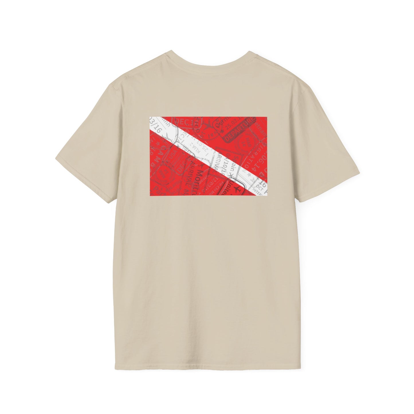 Dive Flags & Passport Stamps Tee