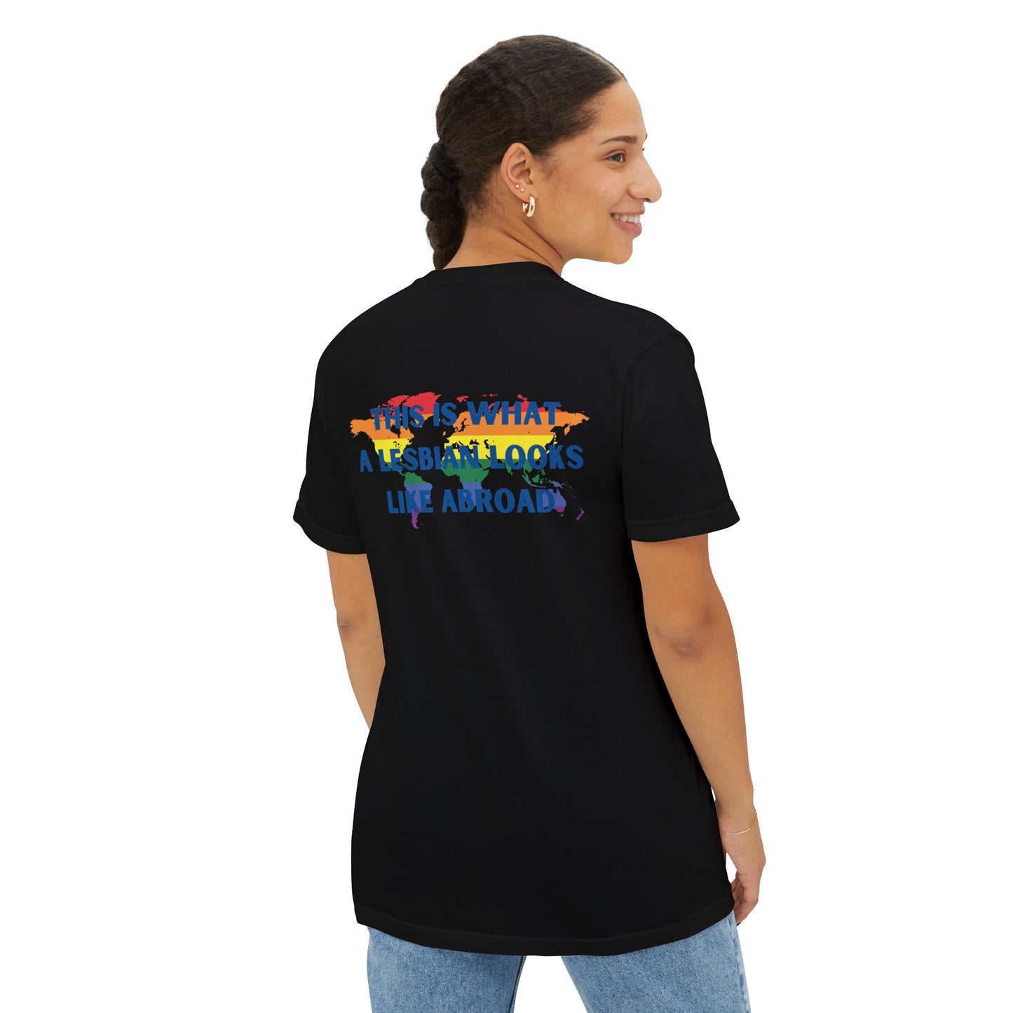 This is What a Lesbian Looks Like Abroad Pocket Tee