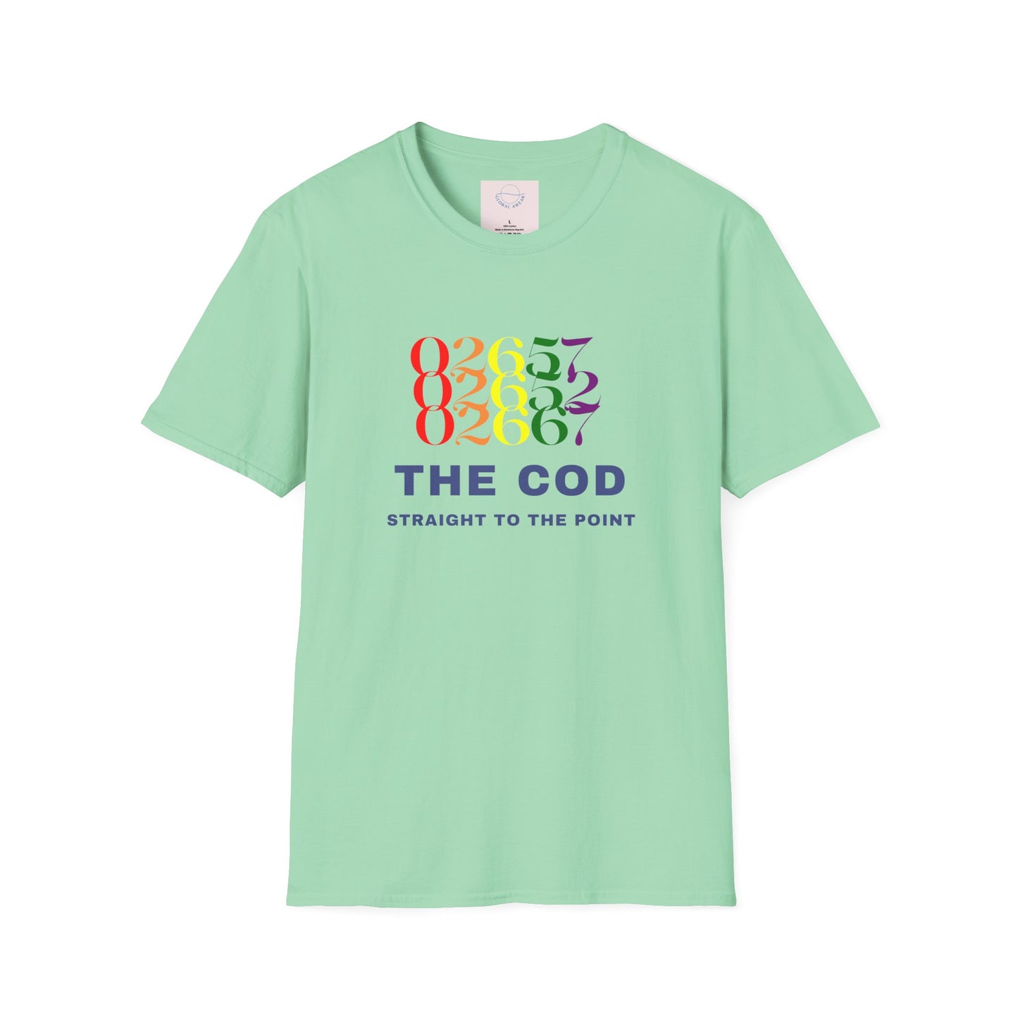 The Cod: Straight to the Point Zip Code T-shirt