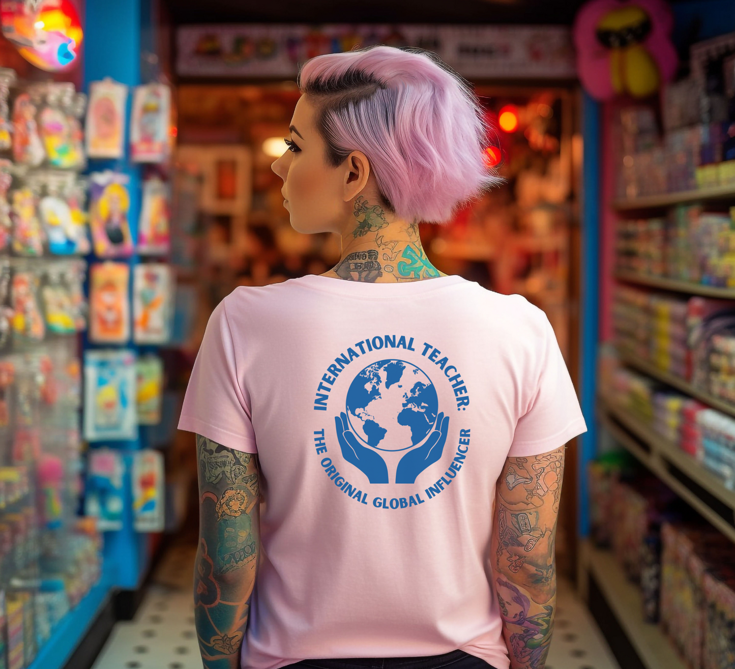 International Teacher: The Original Global Influencer T-Shirt