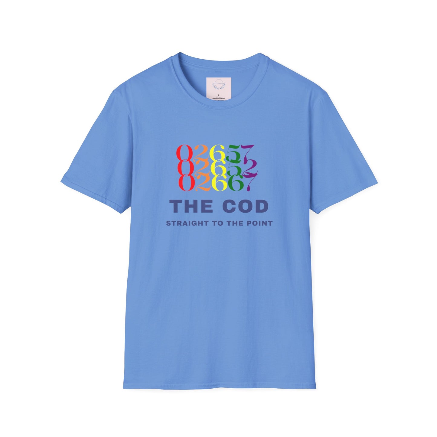 The Cod: Straight to the Point Zip Code T-shirt