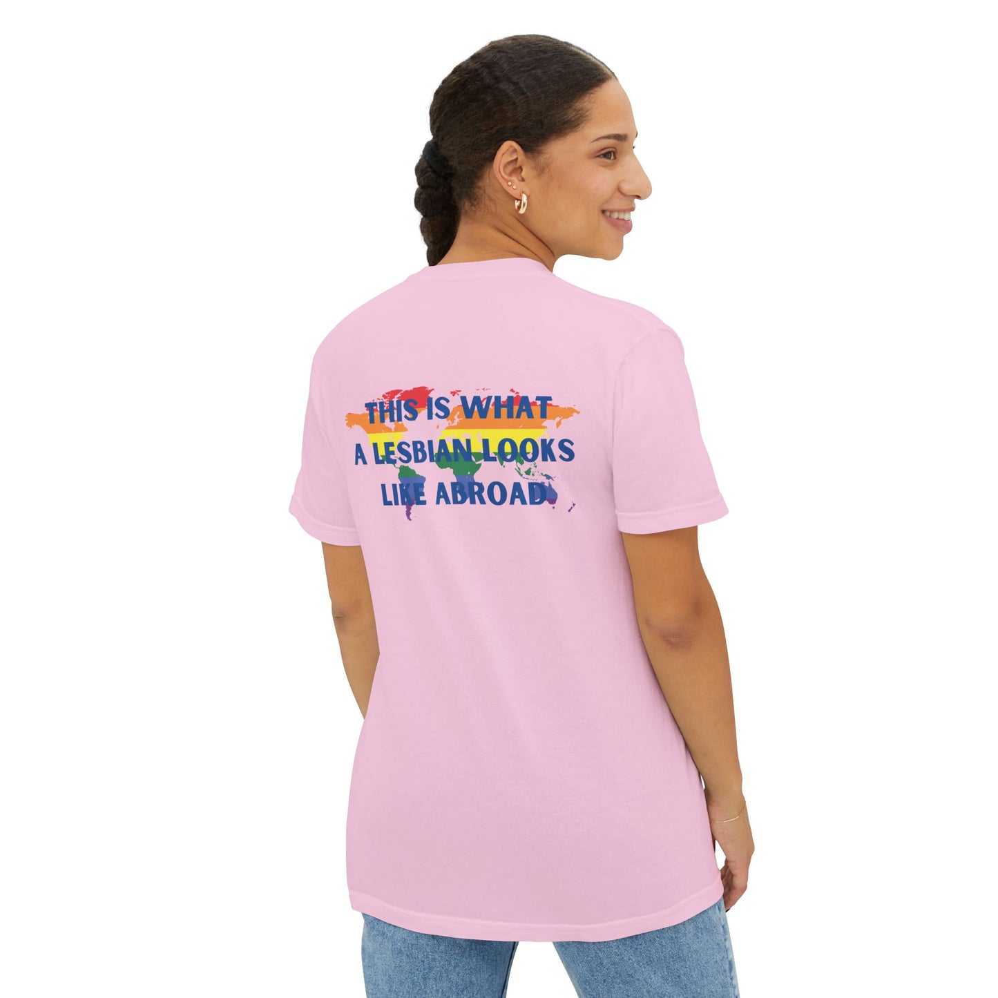 This is What a Lesbian Looks Like Abroad Pocket Tee