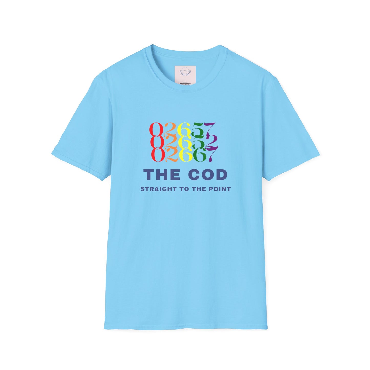 The Cod: Straight to the Point Zip Code T-shirt