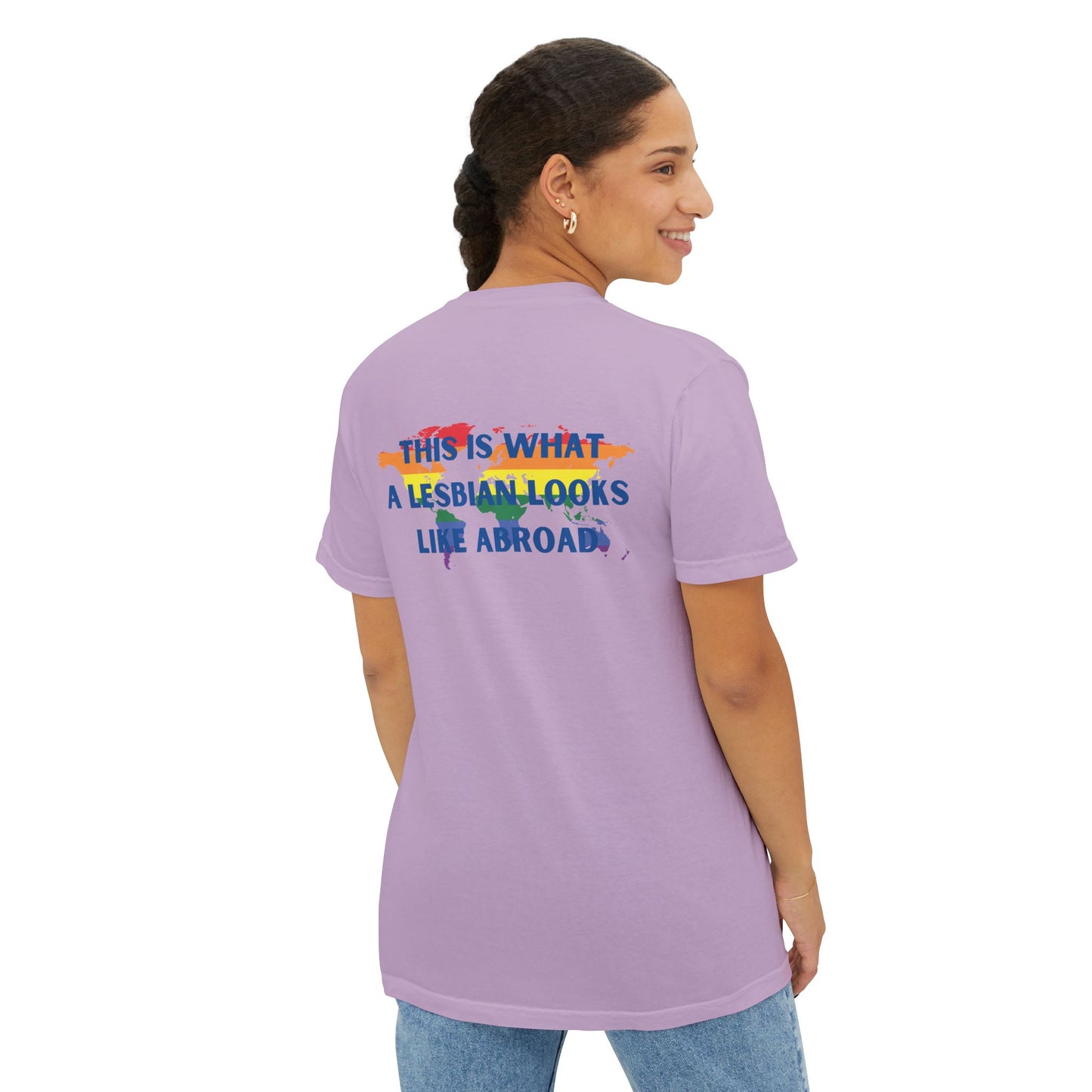 This is What a Lesbian Looks Like Abroad Pocket Tee