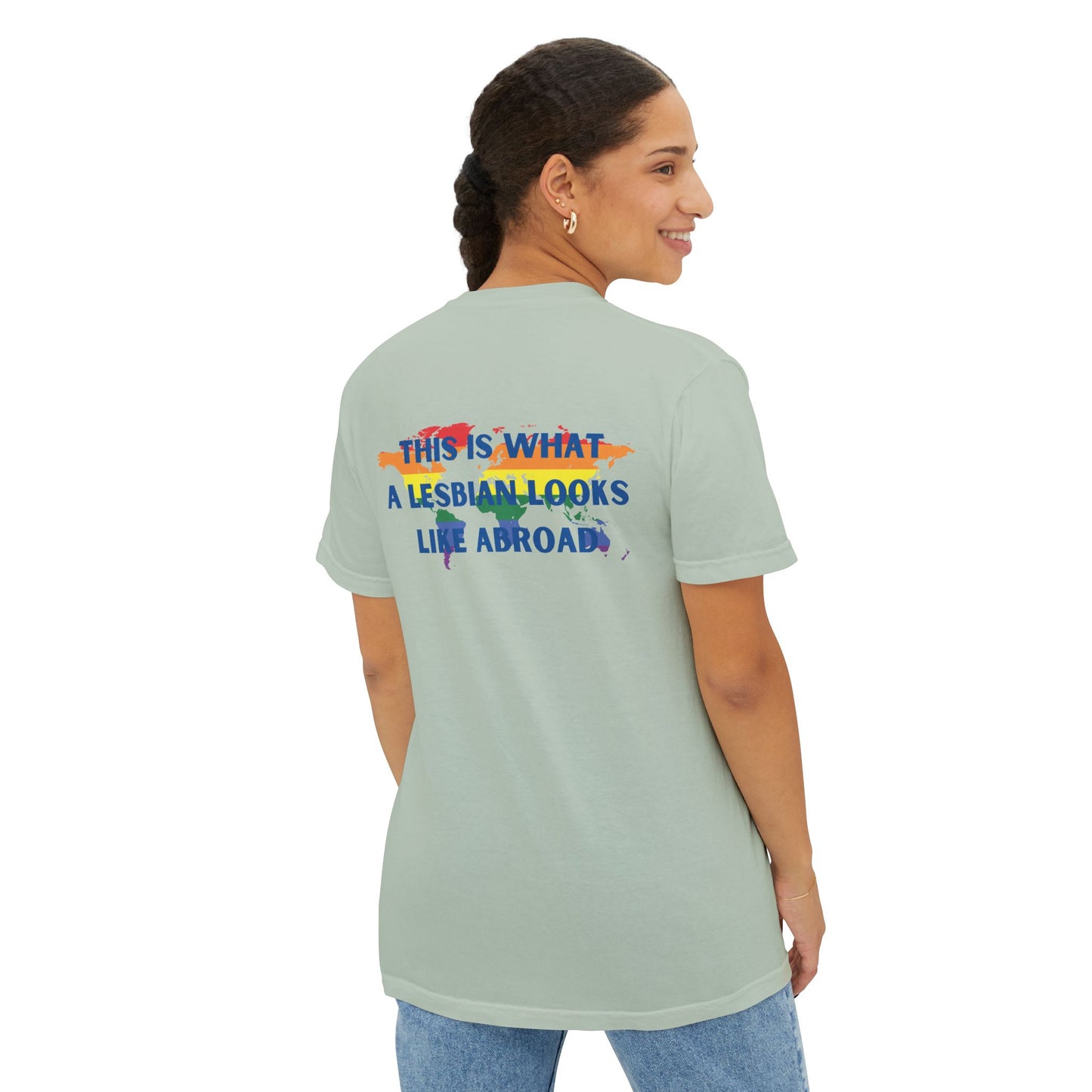 This is What a Lesbian Looks Like Abroad Pocket Tee