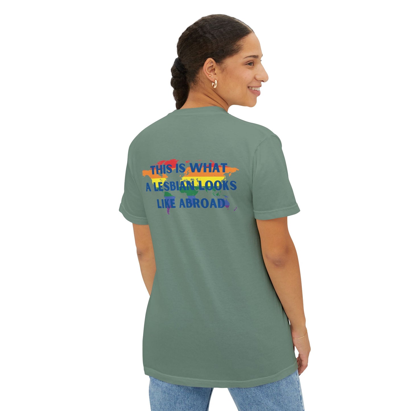This is What a Lesbian Looks Like Abroad Pocket Tee