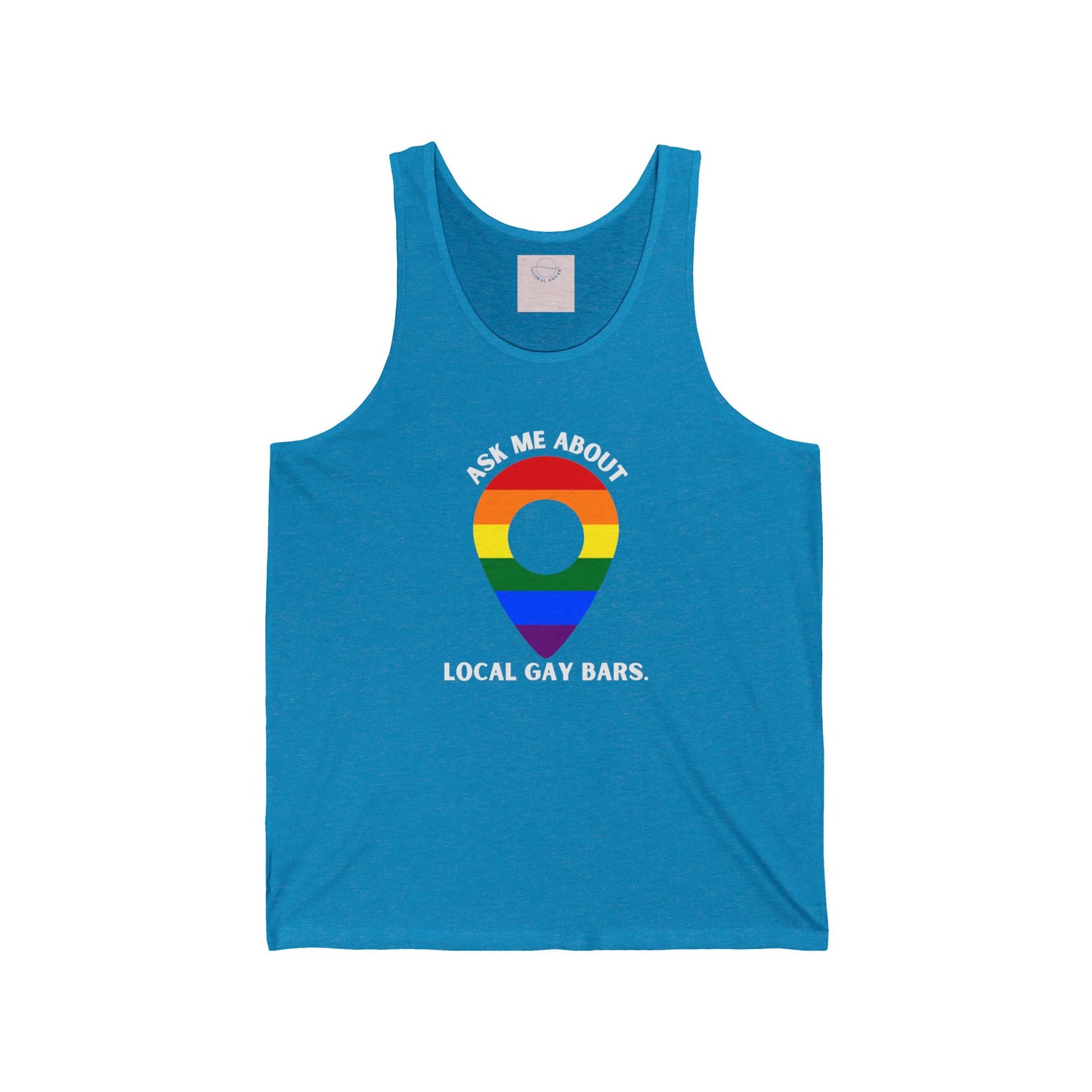 Ask Me About Local Gay Bars: Pride Travel Tank