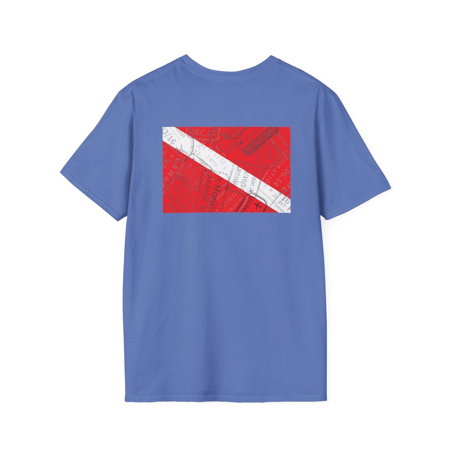 Dive Flags & Passport Stamps Tee