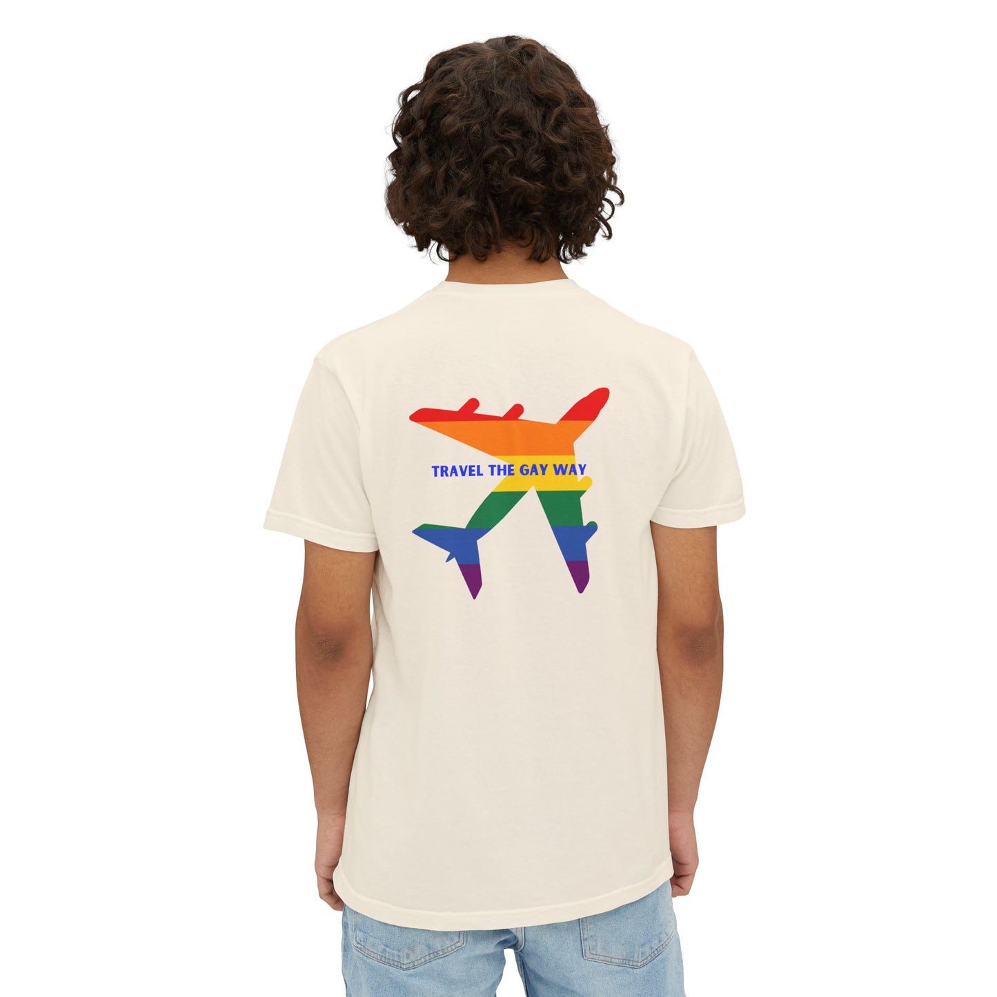 Travel the Gay Way Pocket Tee