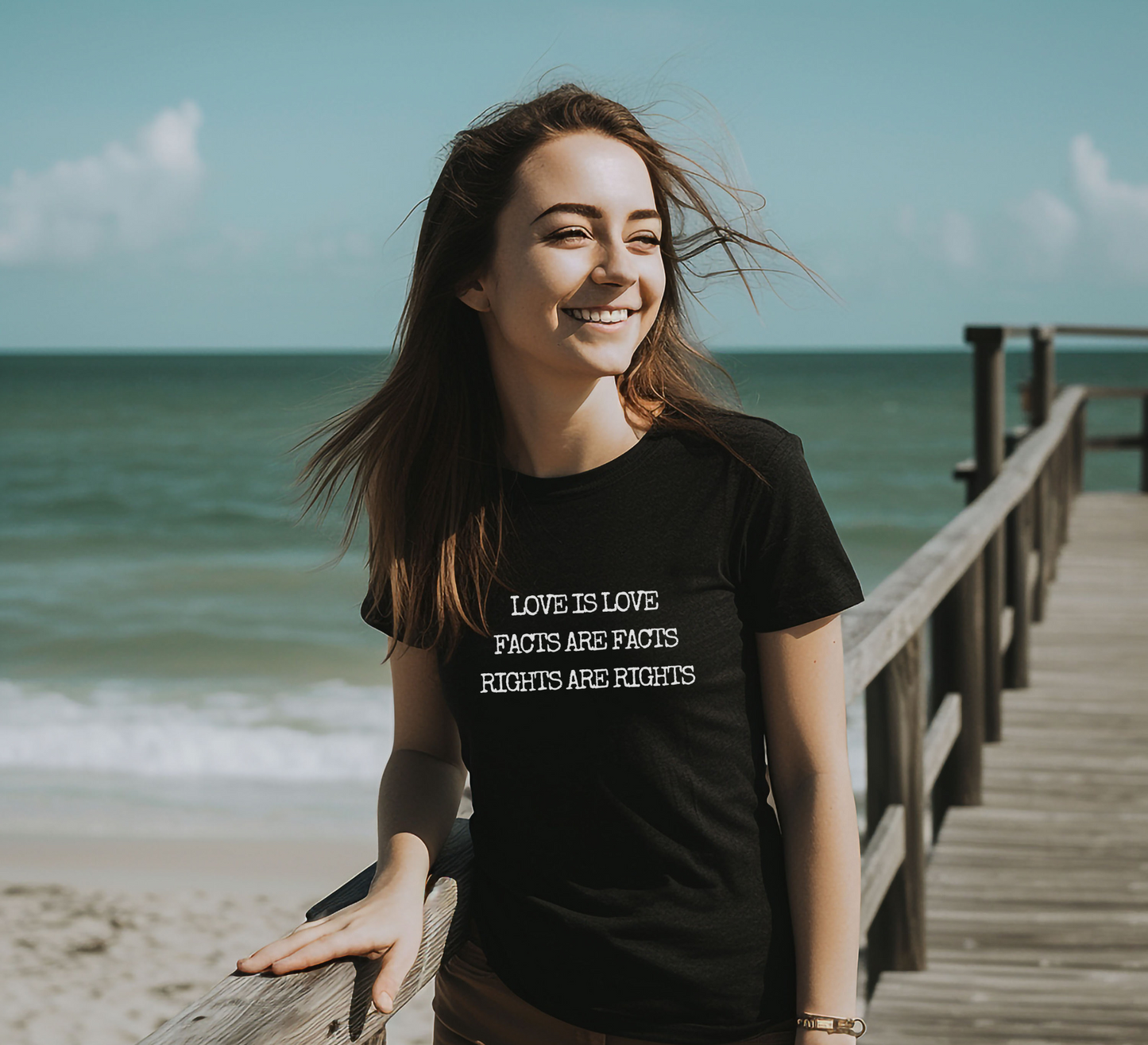 Love, Facts, & Rights Tee