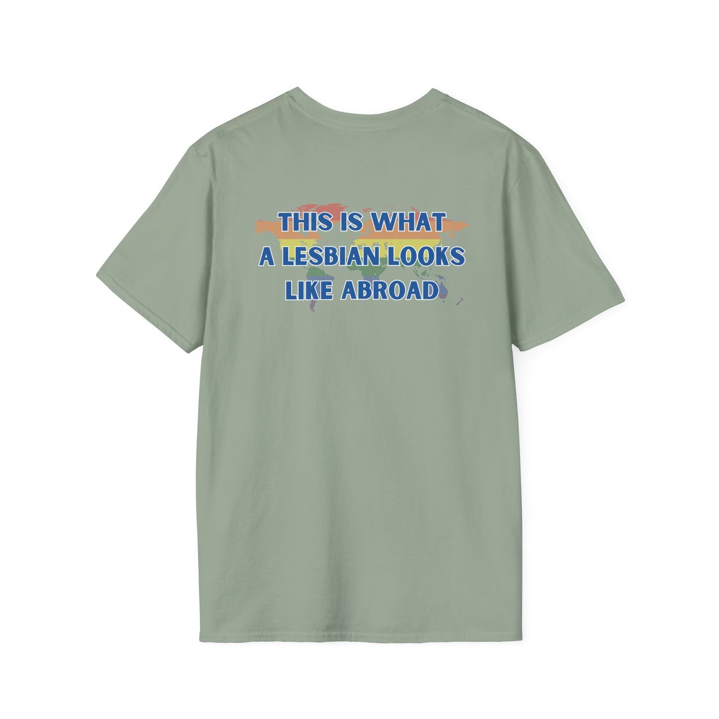 What a Lesbian Looks Like Abroad: Pride T-shirt