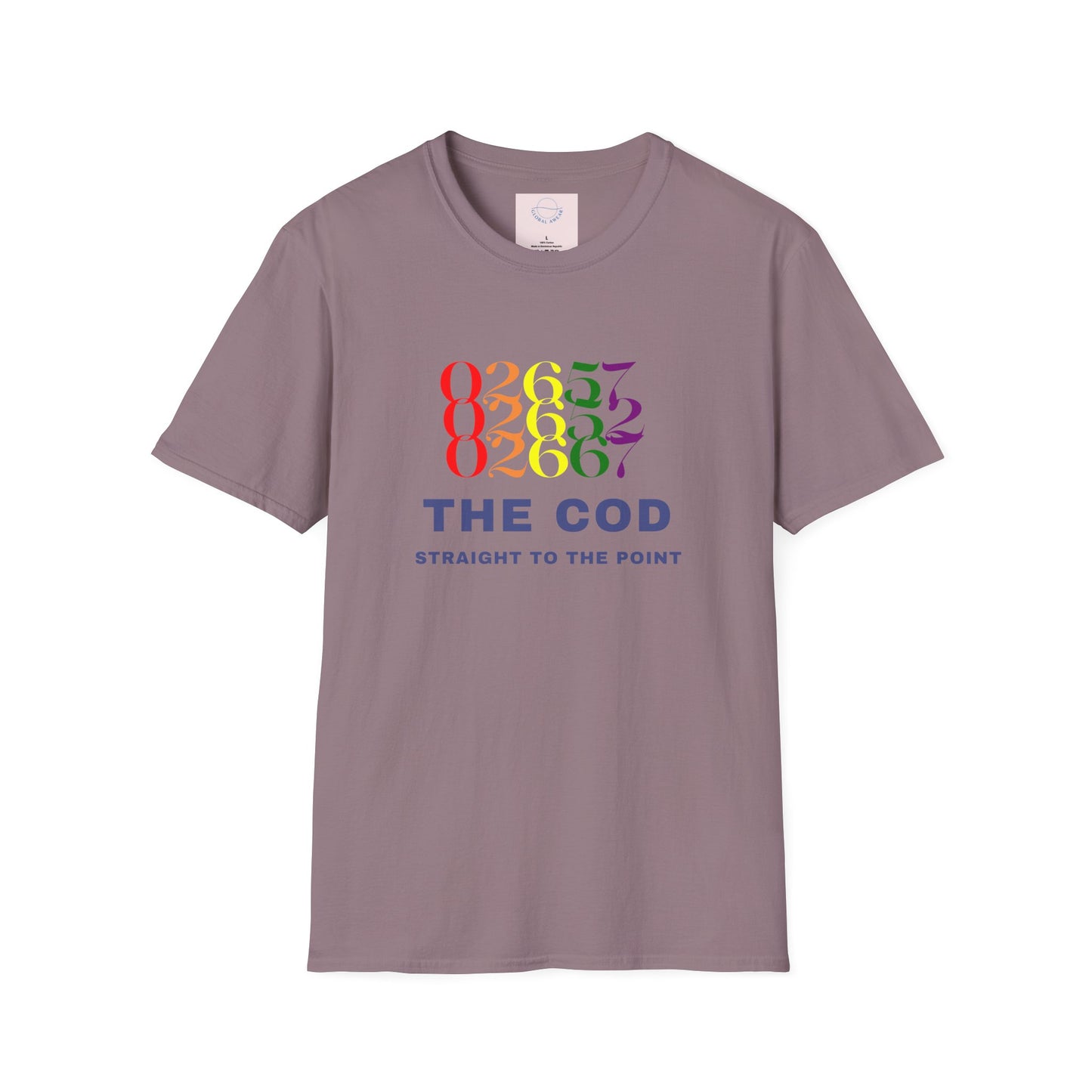 The Cod: Straight to the Point Zip Code T-shirt