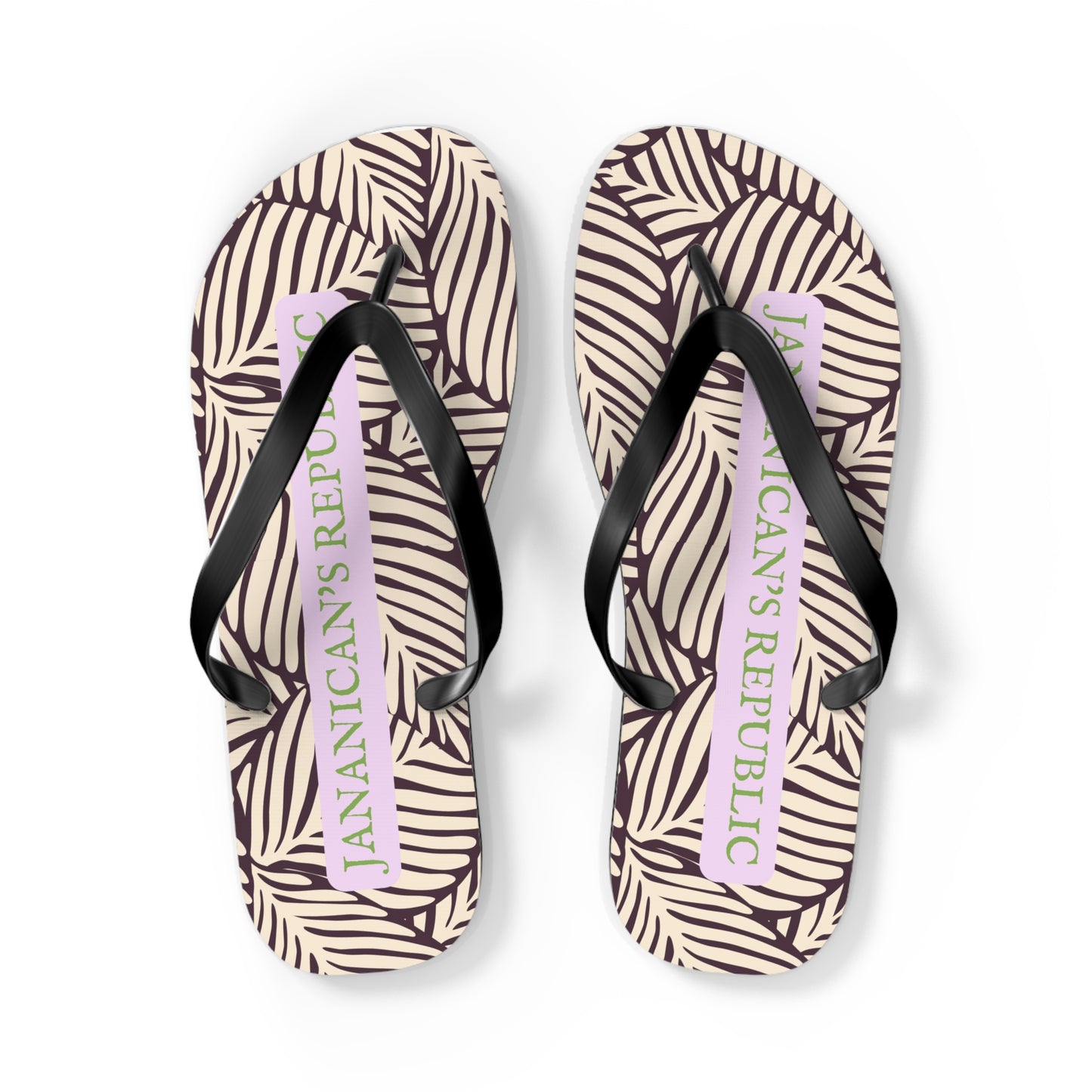 Jananican's Republic Large Flip Flops (Women's 11-12/Men's 9-10)