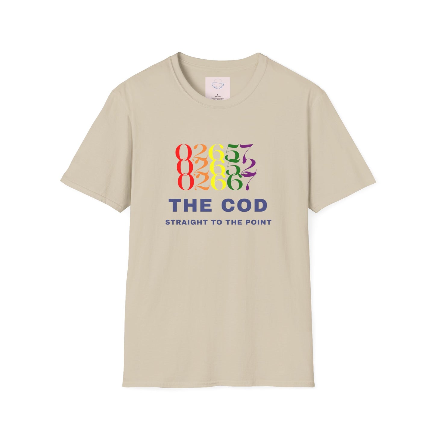 The Cod: Straight to the Point Zip Code T-shirt