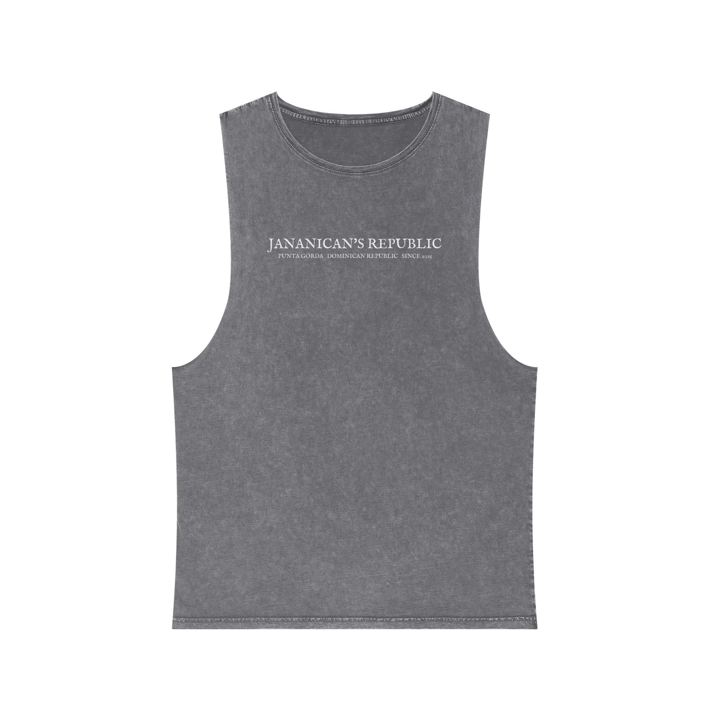 Jananican's Republic Unisex Stonewash Tank Top
