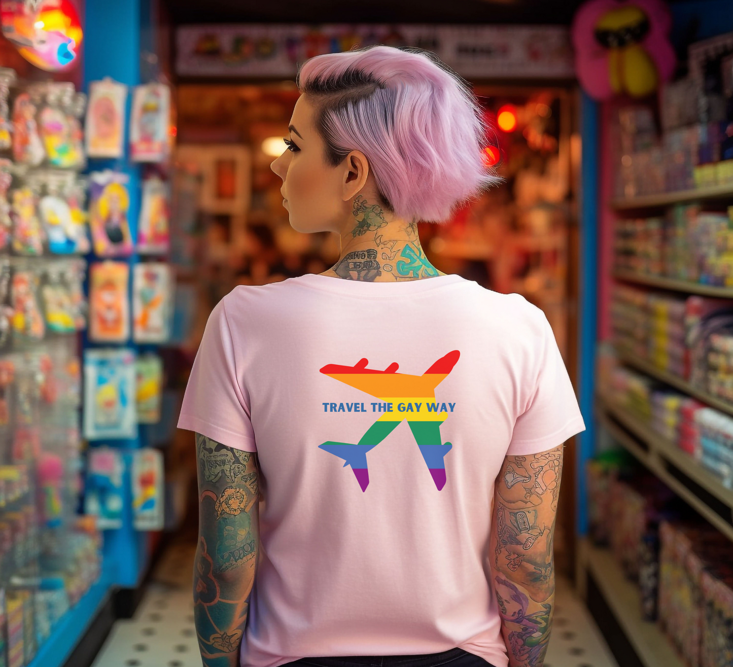 Travel the Gay Way: Pride T-shirt