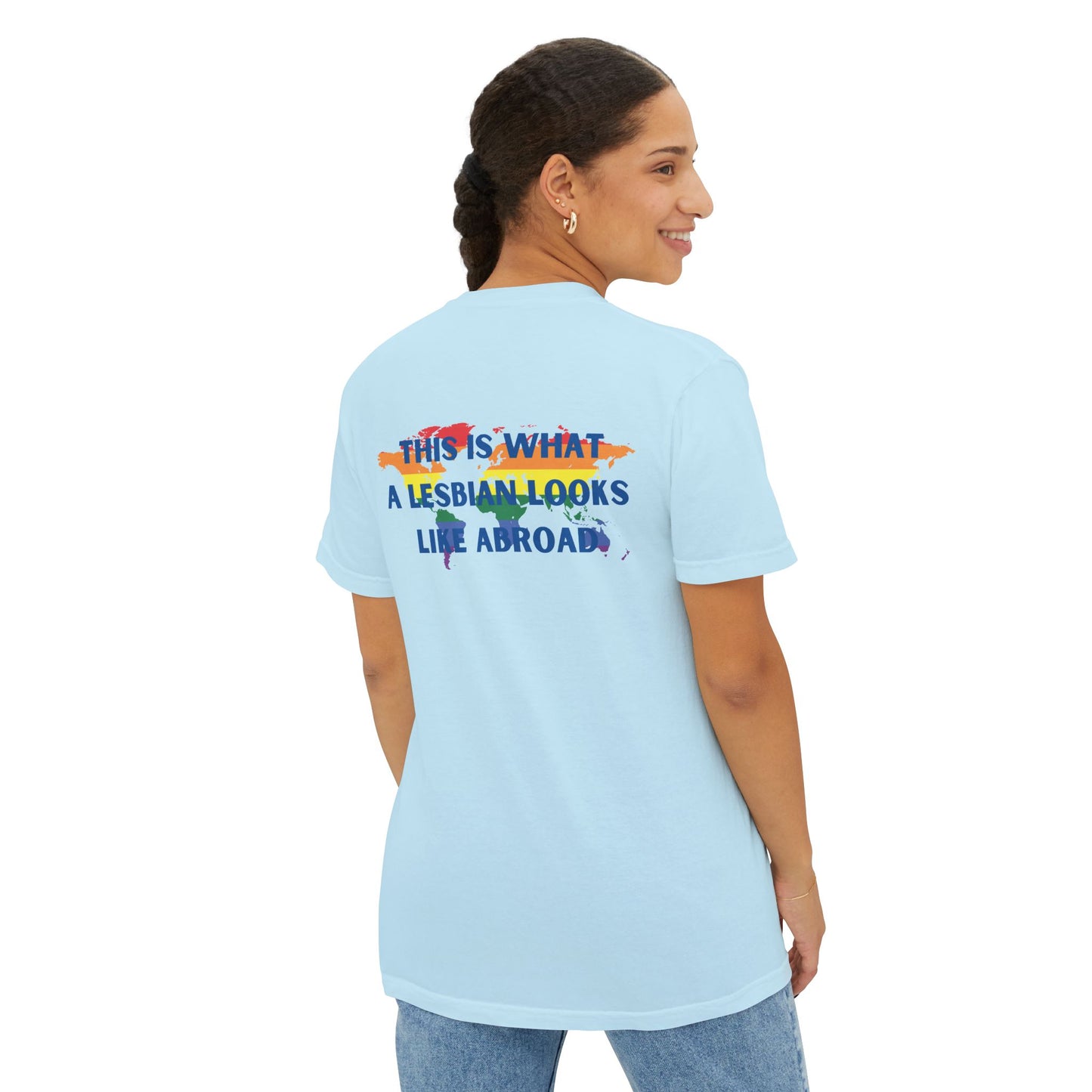 This is What a Lesbian Looks Like Abroad Pocket Tee