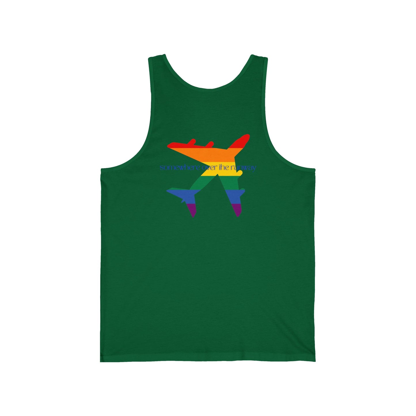Somewhere Over the Runway: Pride Travel Tank