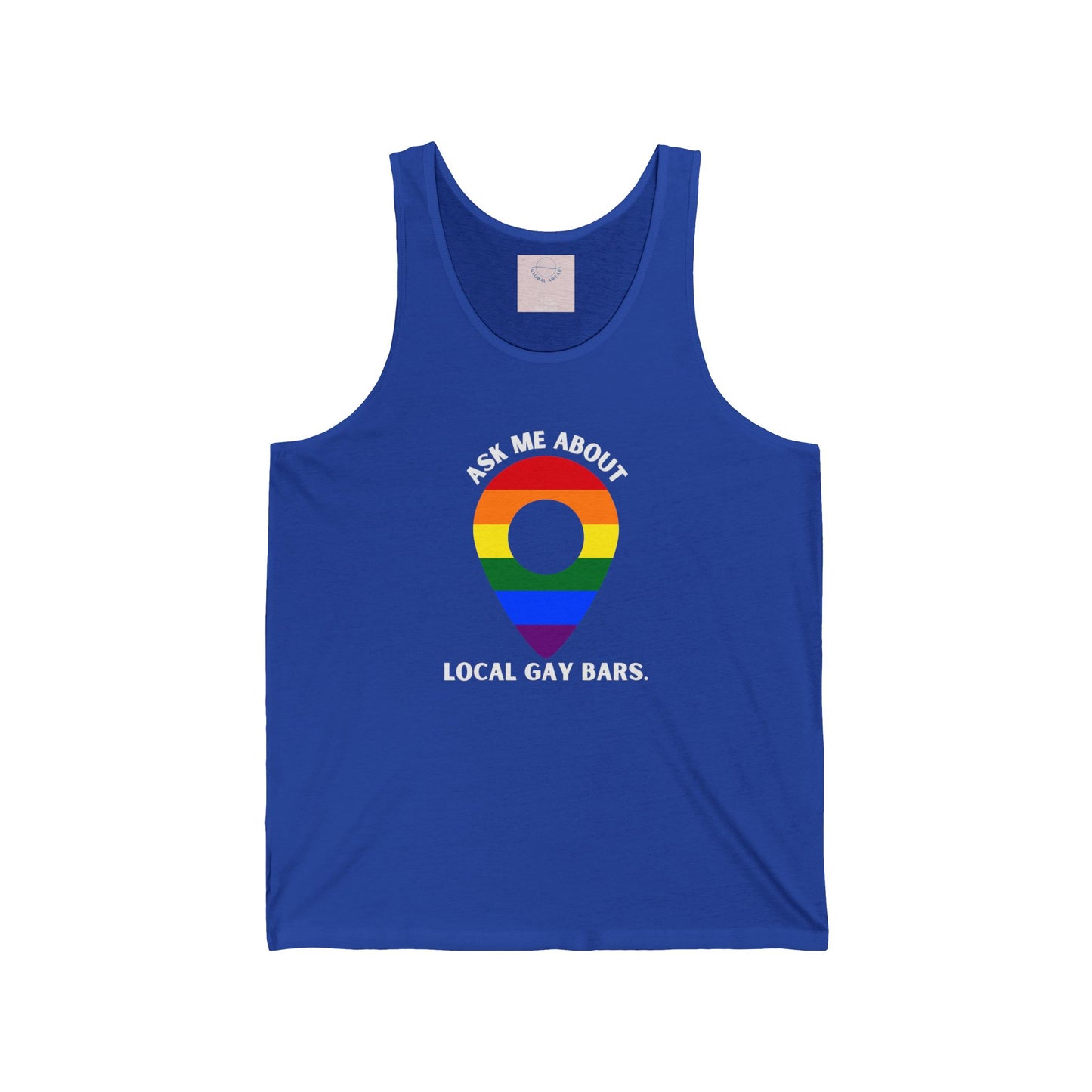 Ask Me About Local Gay Bars: Pride Travel Tank