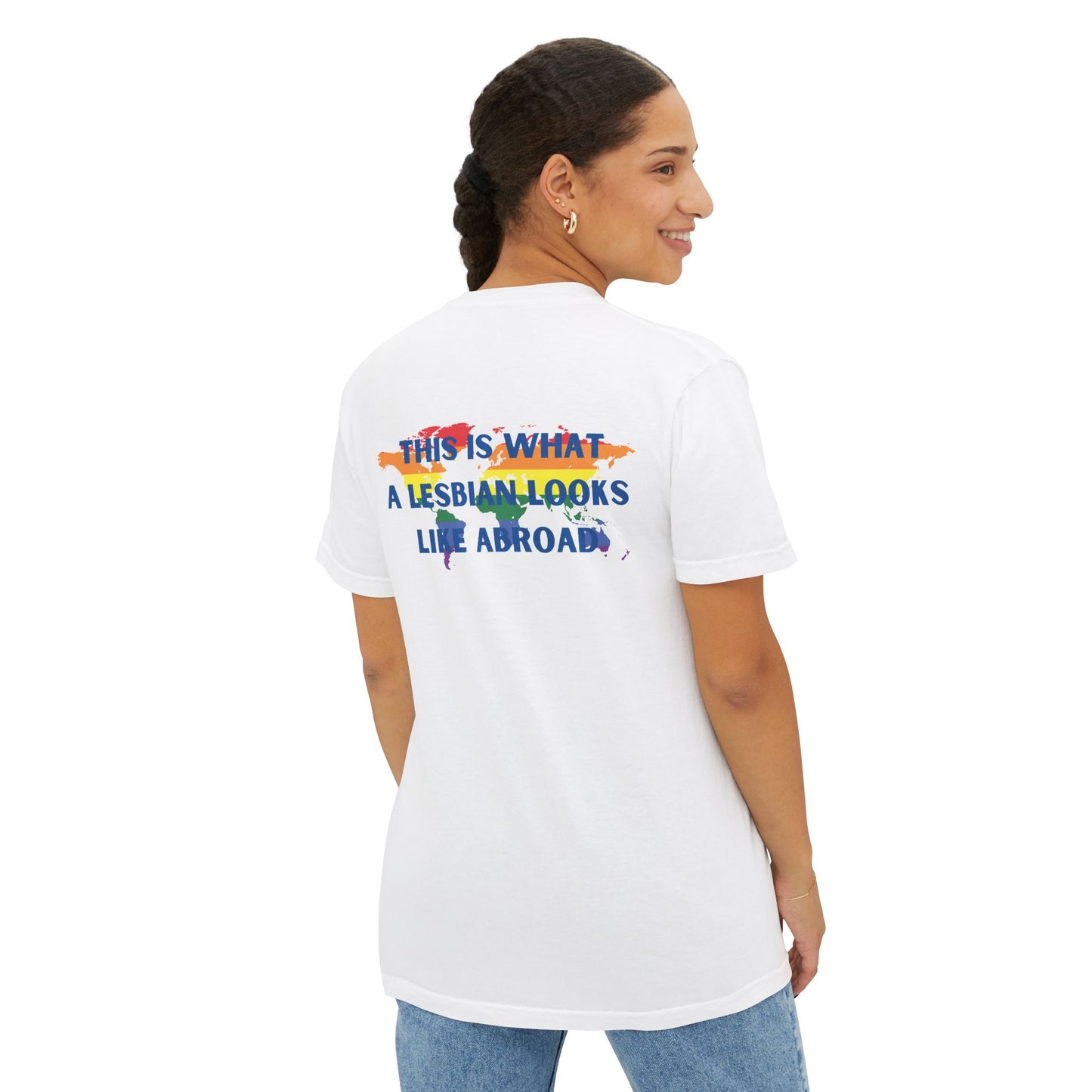 This is What a Lesbian Looks Like Abroad Pocket Tee
