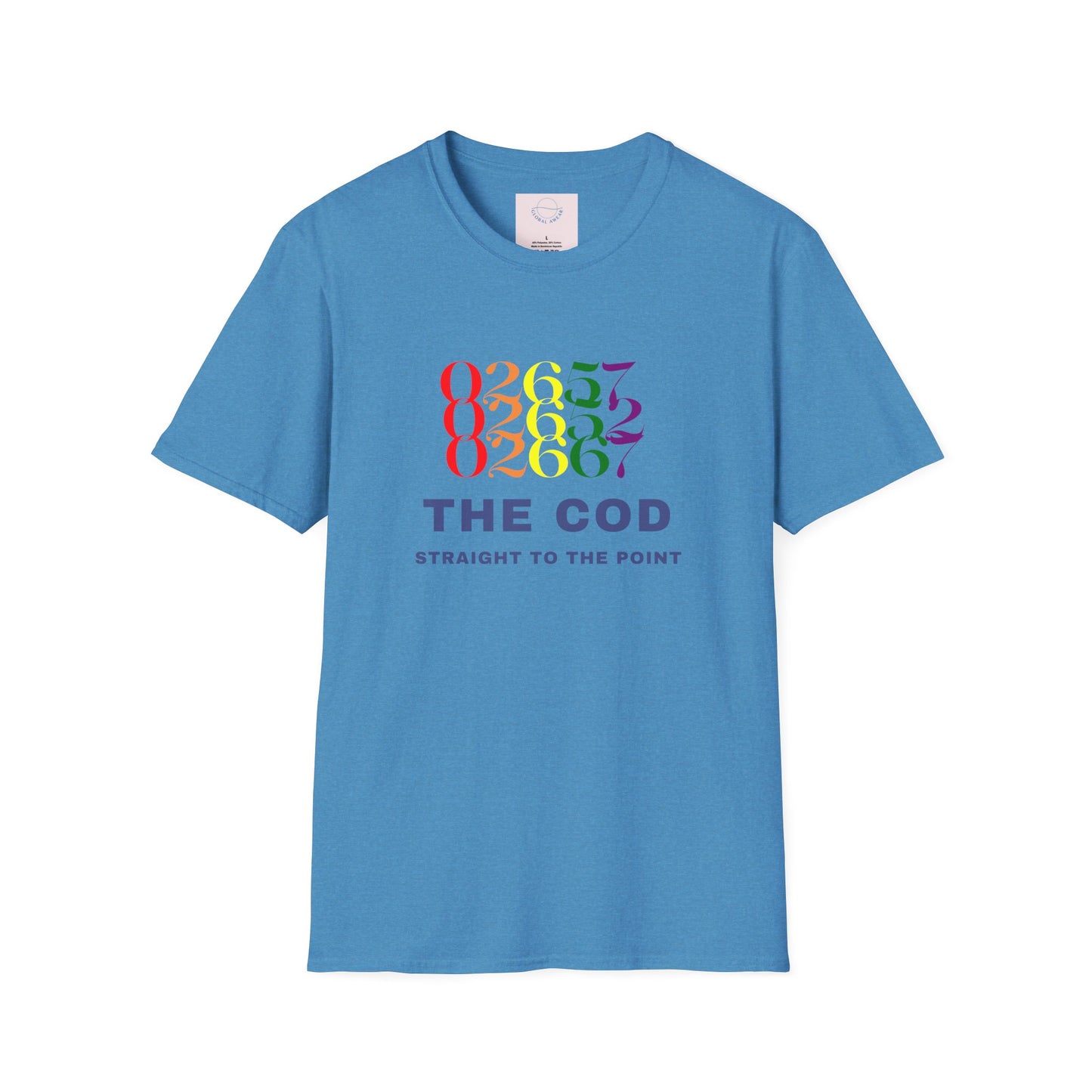 The Cod: Straight to the Point Zip Code T-shirt