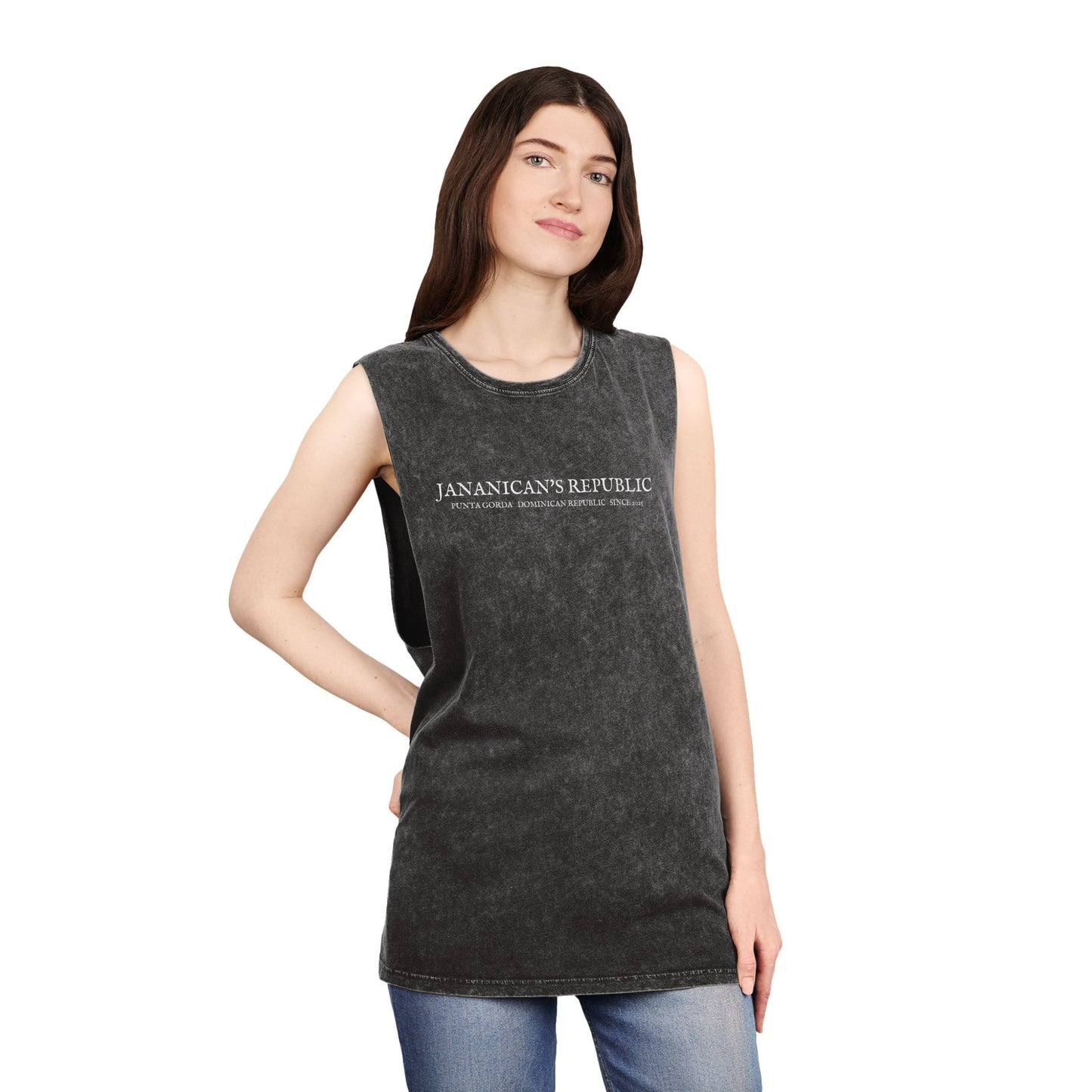 Jananican's Republic Unisex Stonewash Tank Top