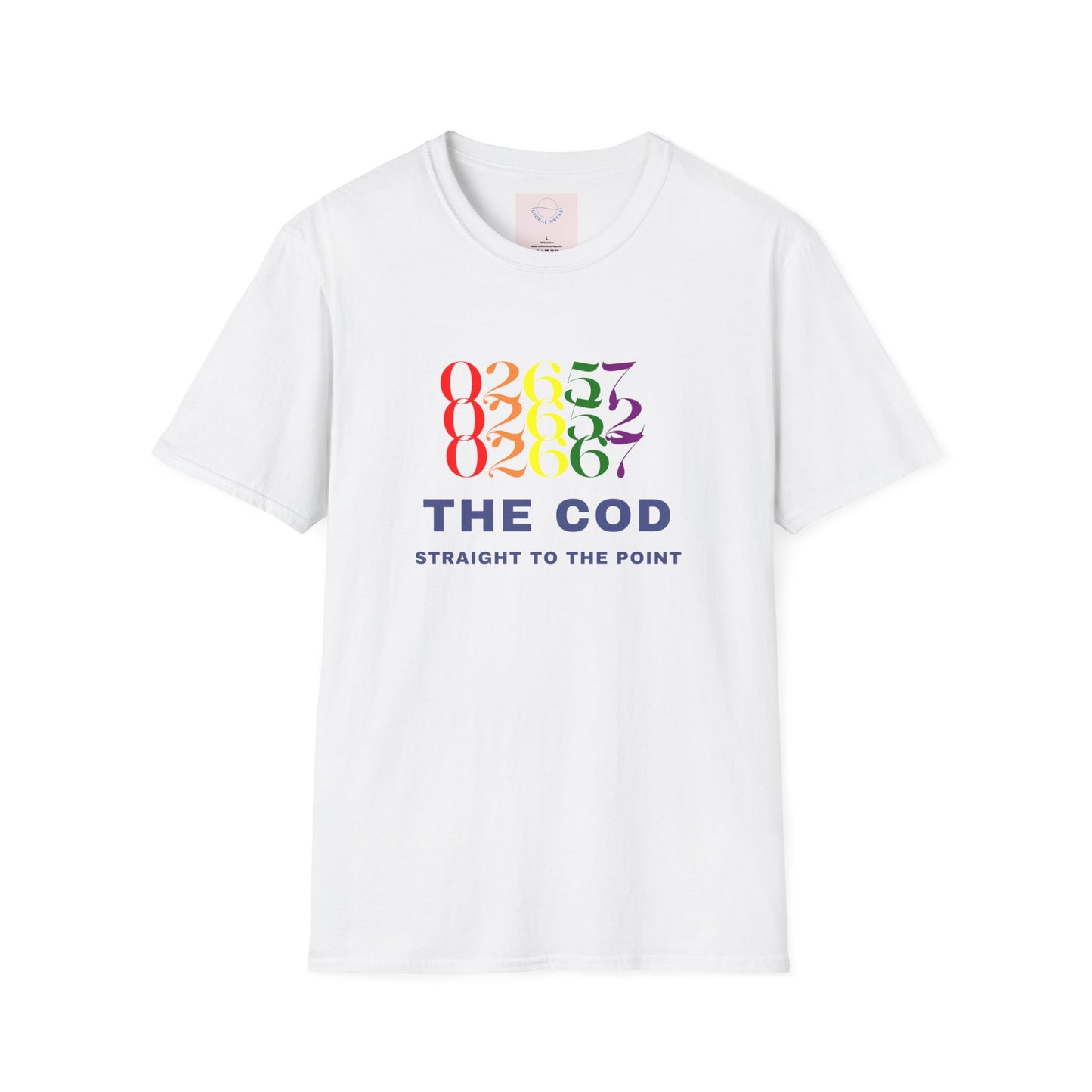 The Cod: Straight to the Point Zip Code T-shirt