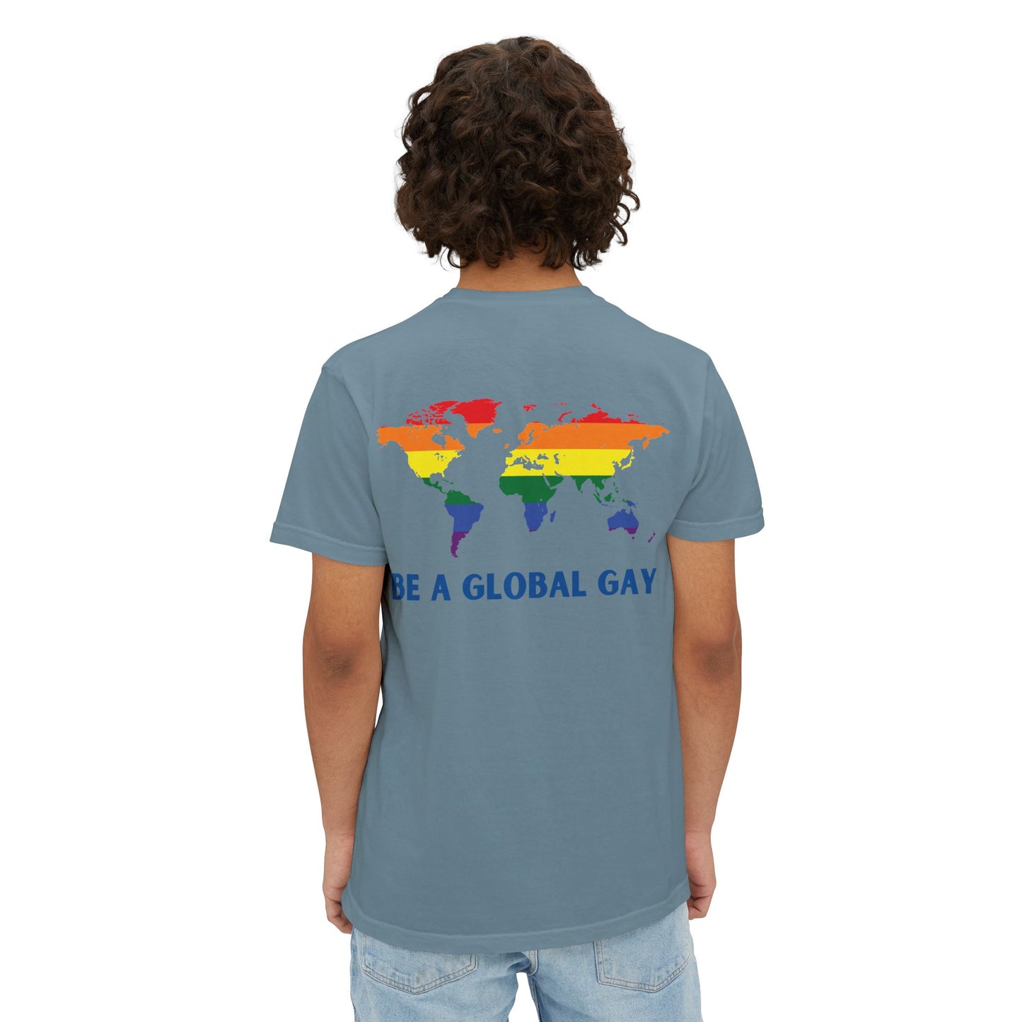 Be A Global Gay Pocket Tee