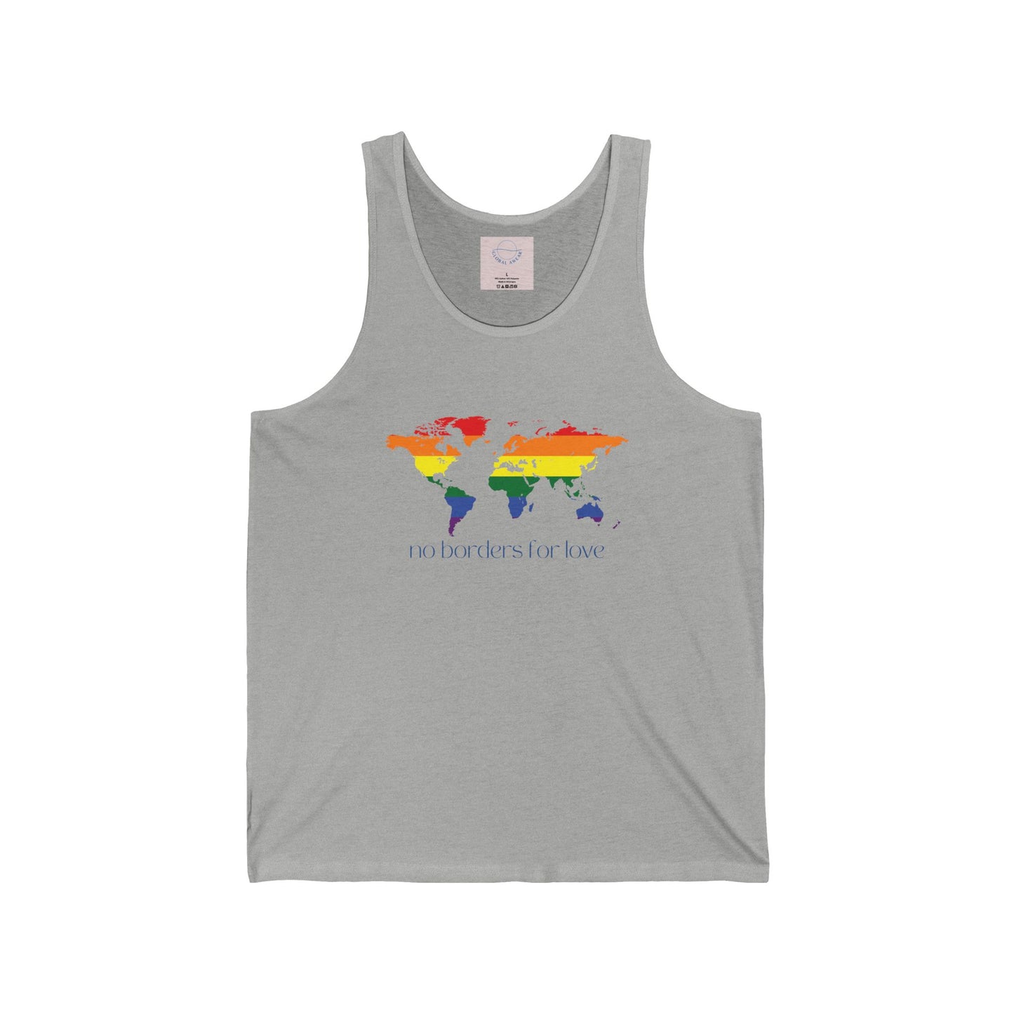 No Borders for Love: Pride Travel Tank