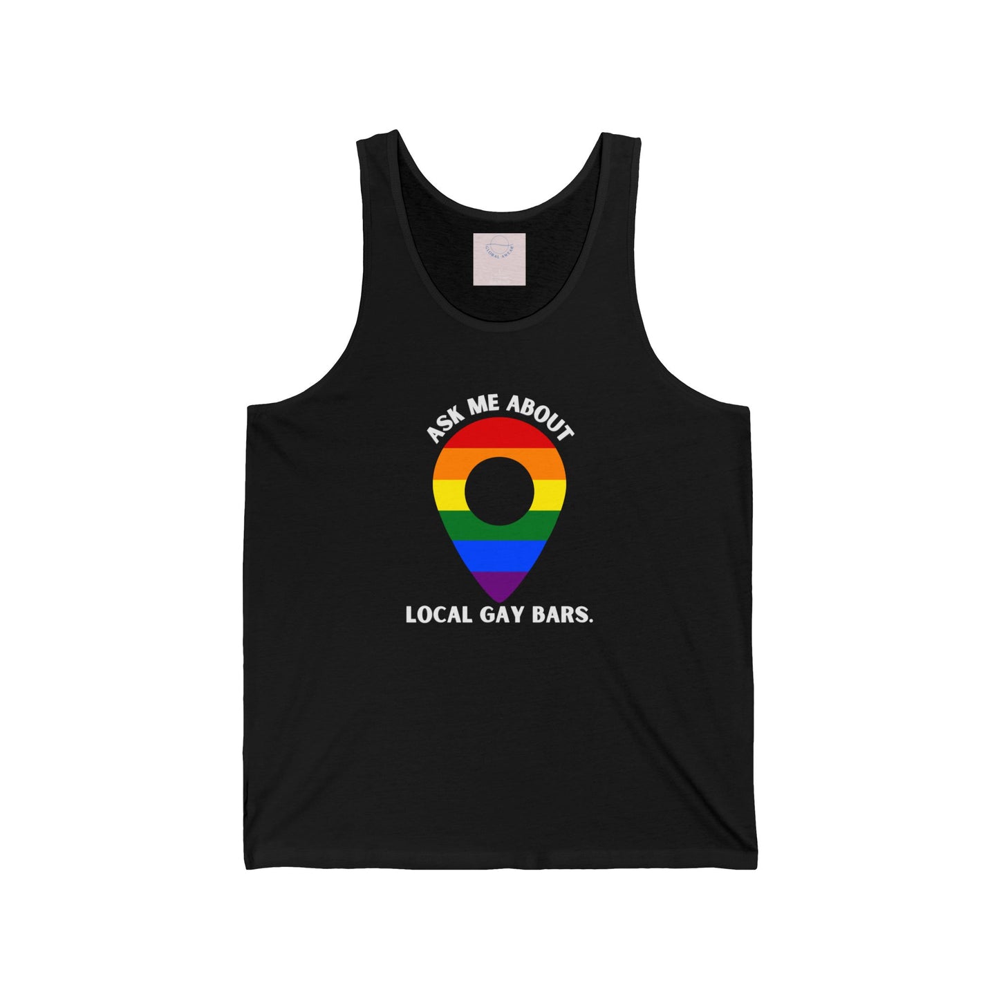 Ask Me About Local Gay Bars: Pride Travel Tank