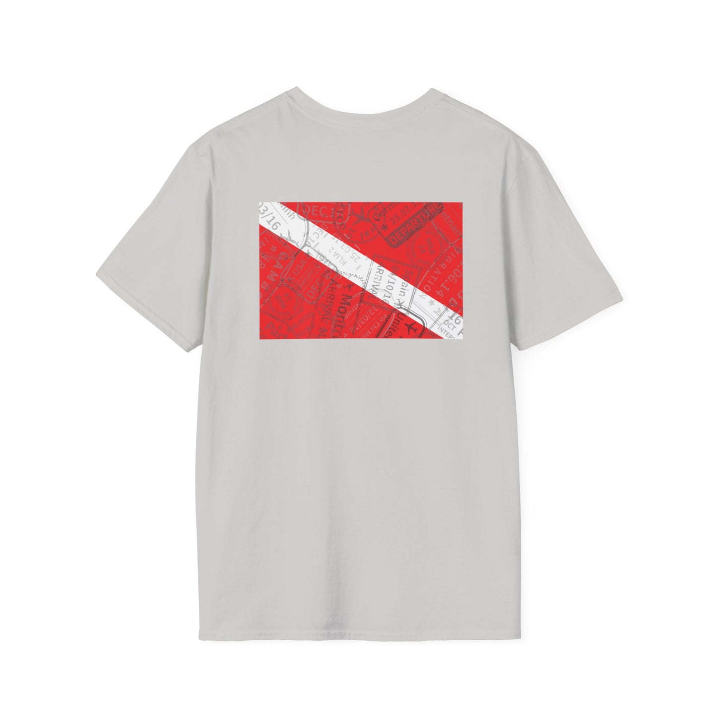 Dive Flags & Passport Stamps Tee