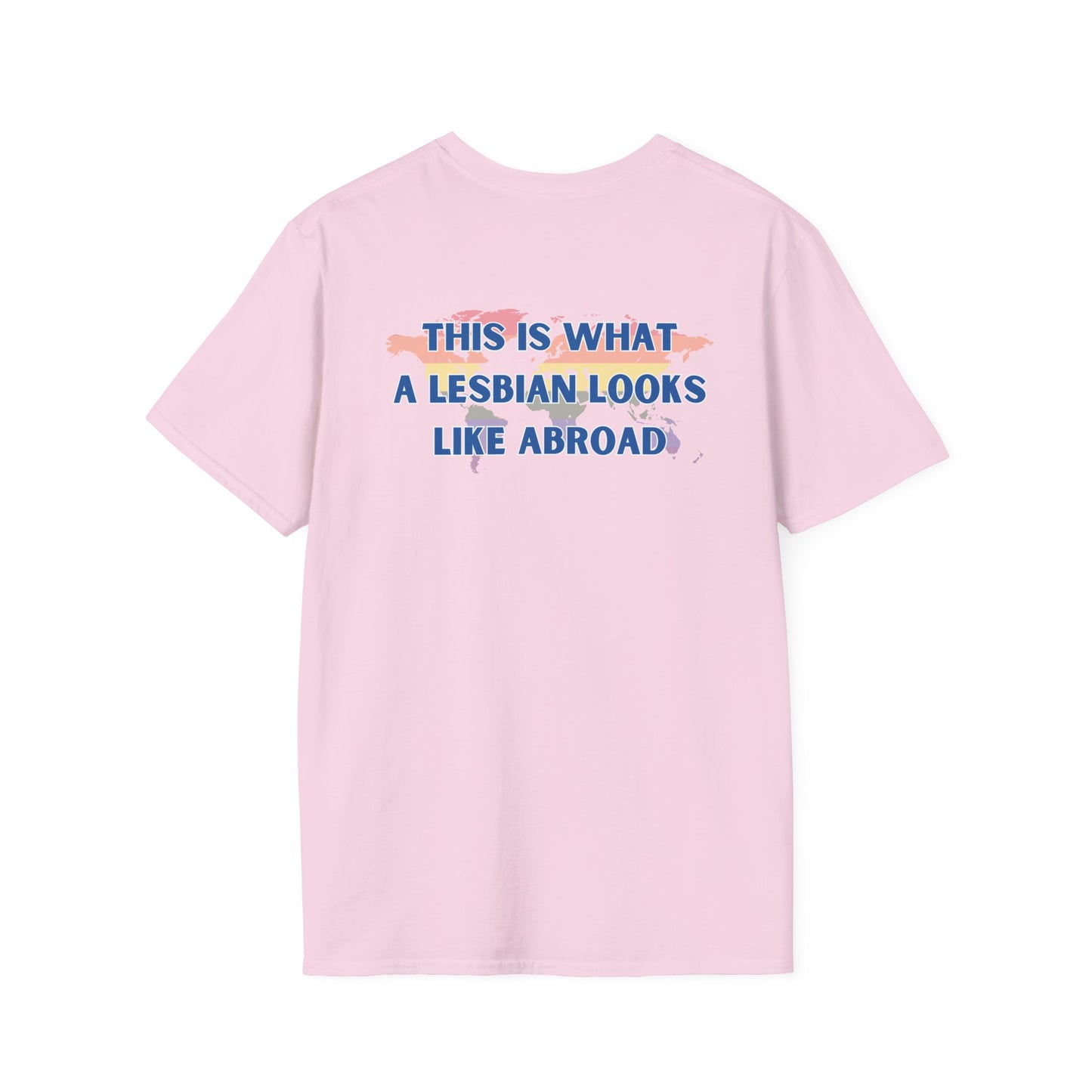 What a Lesbian Looks Like Abroad: Pride T-shirt