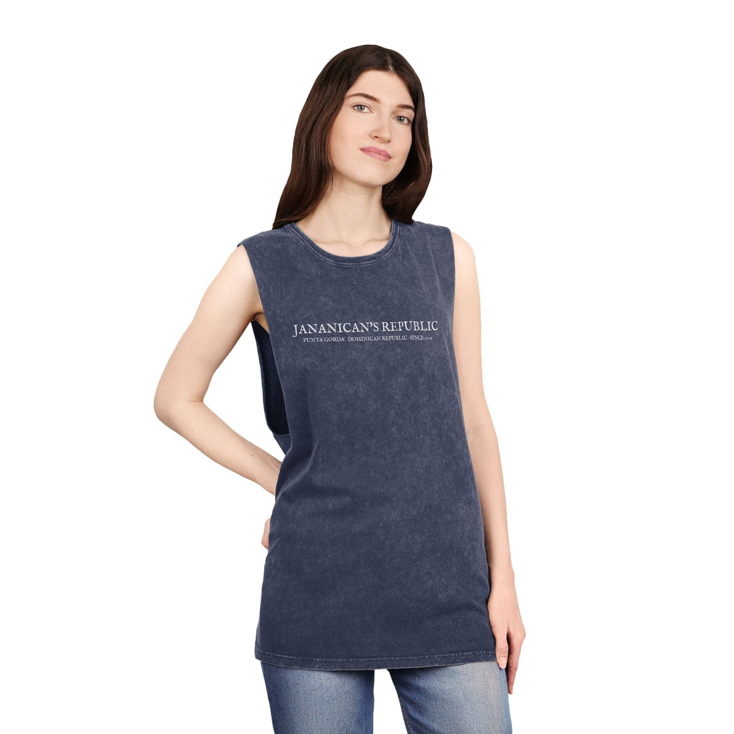 Jananican's Republic Unisex Stonewash Tank Top