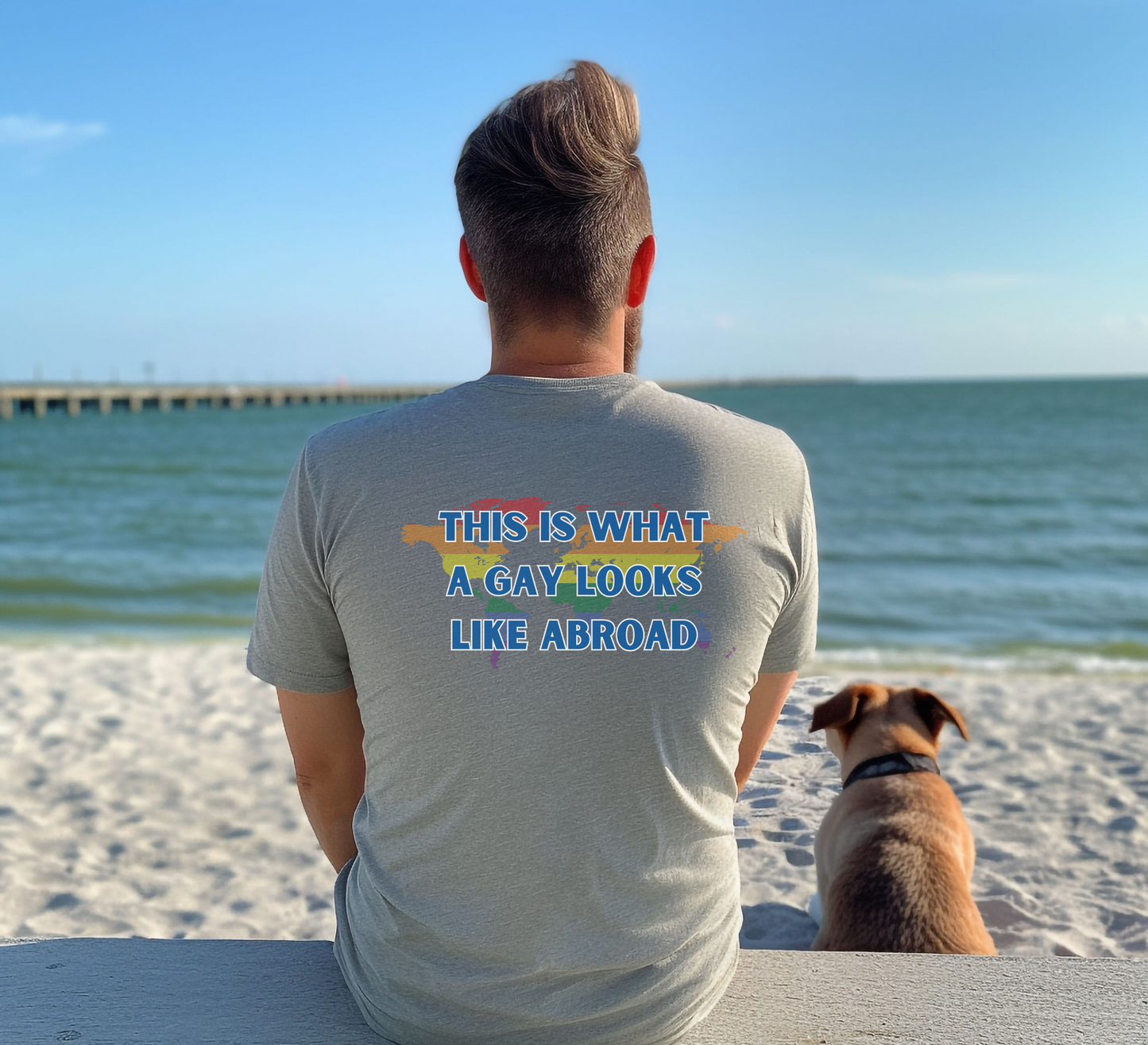 What a Gay Looks Like Abroad: Pride T-shirt
