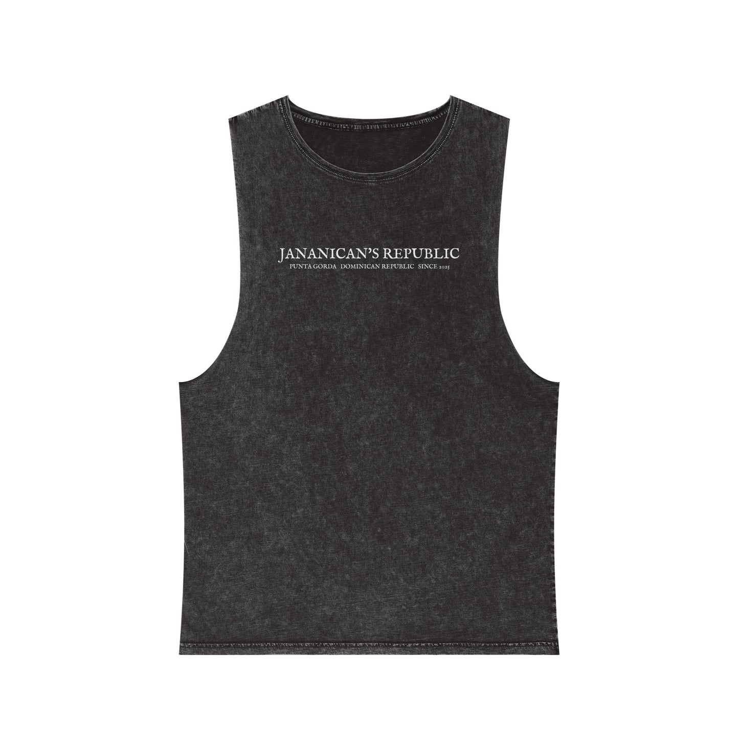 Jananican's Republic Unisex Stonewash Tank Top