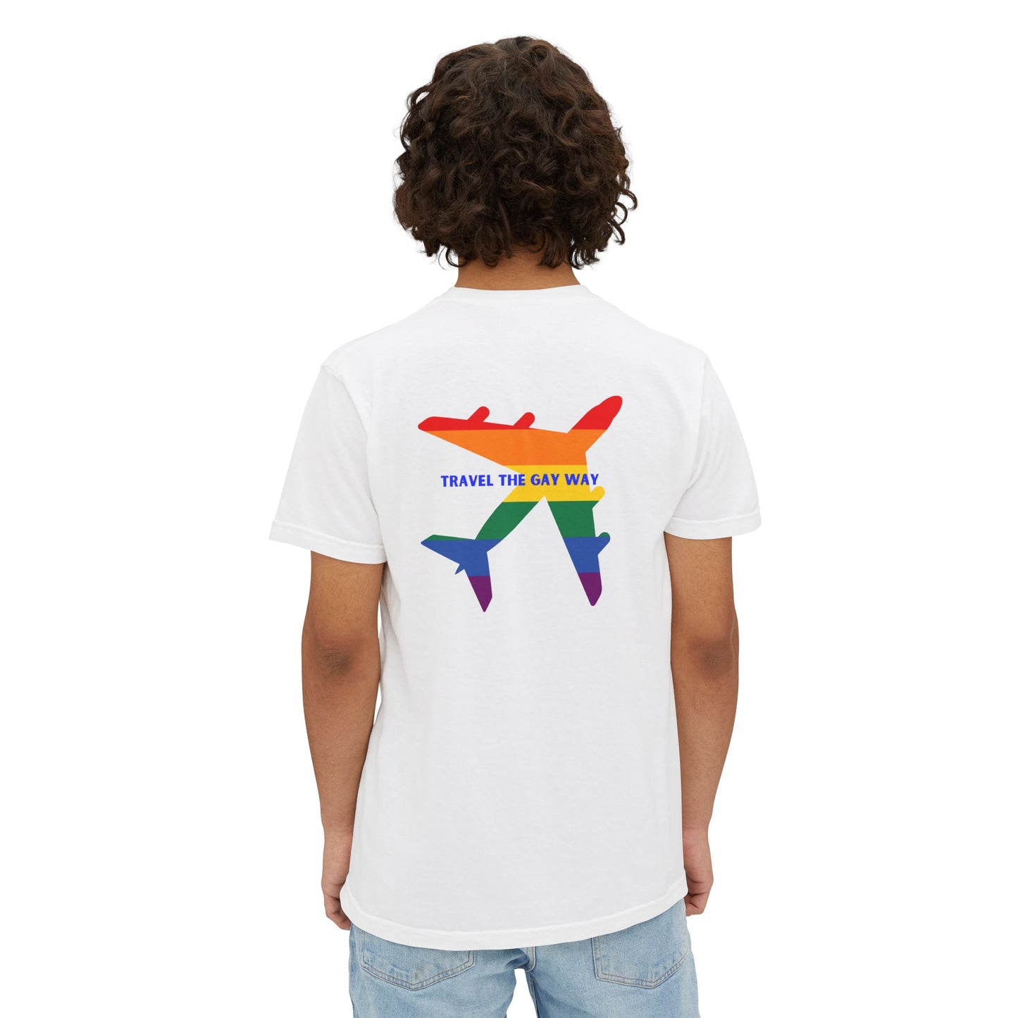 Travel the Gay Way Pocket Tee