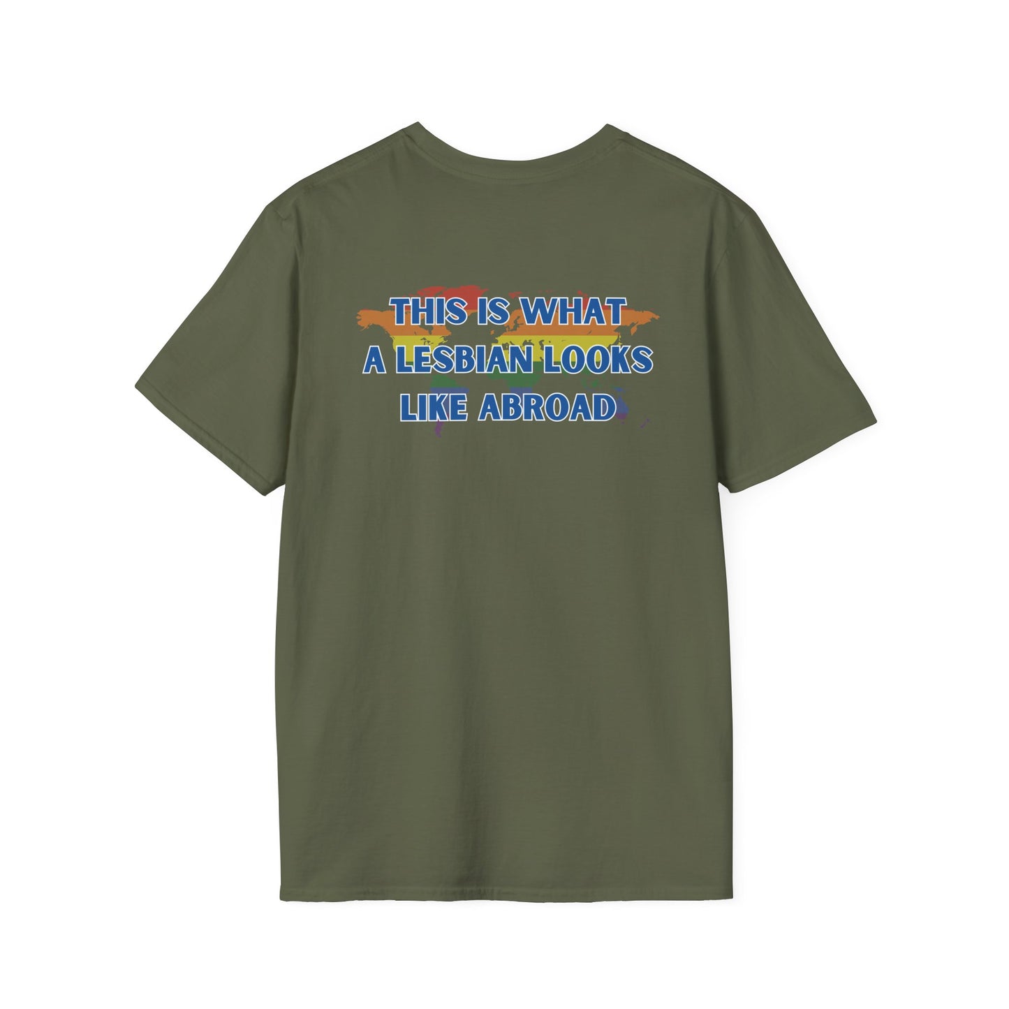 What a Lesbian Looks Like Abroad: Pride T-shirt