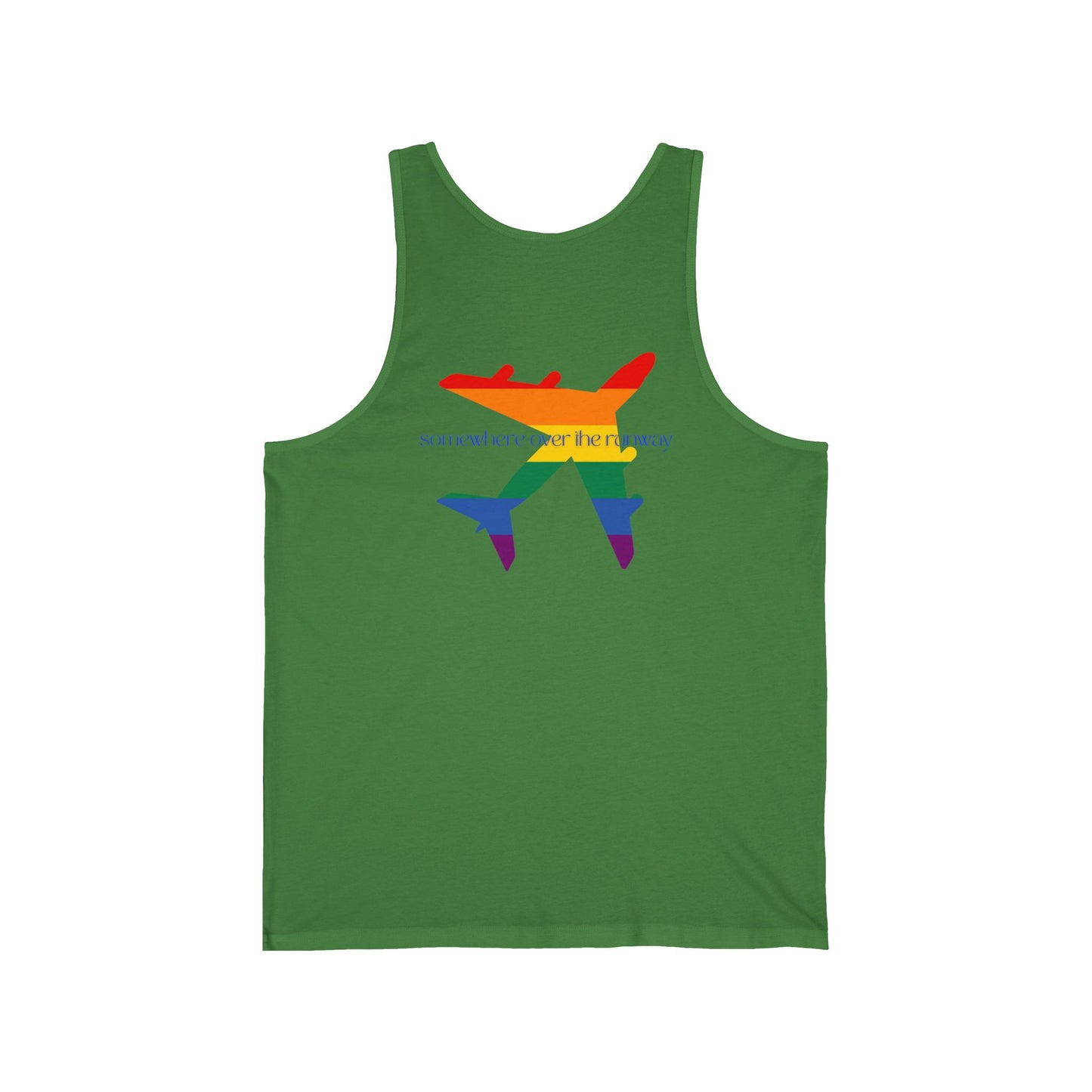 Somewhere Over the Runway: Pride Travel Tank