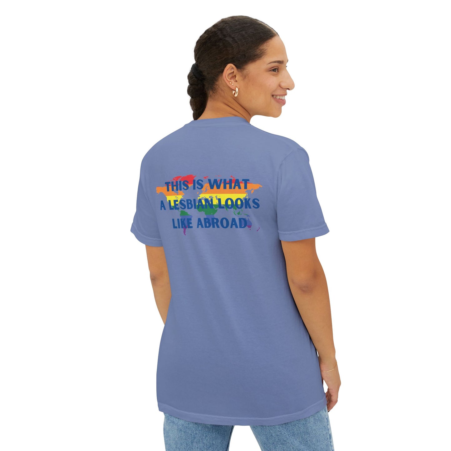 This is What a Lesbian Looks Like Abroad Pocket Tee