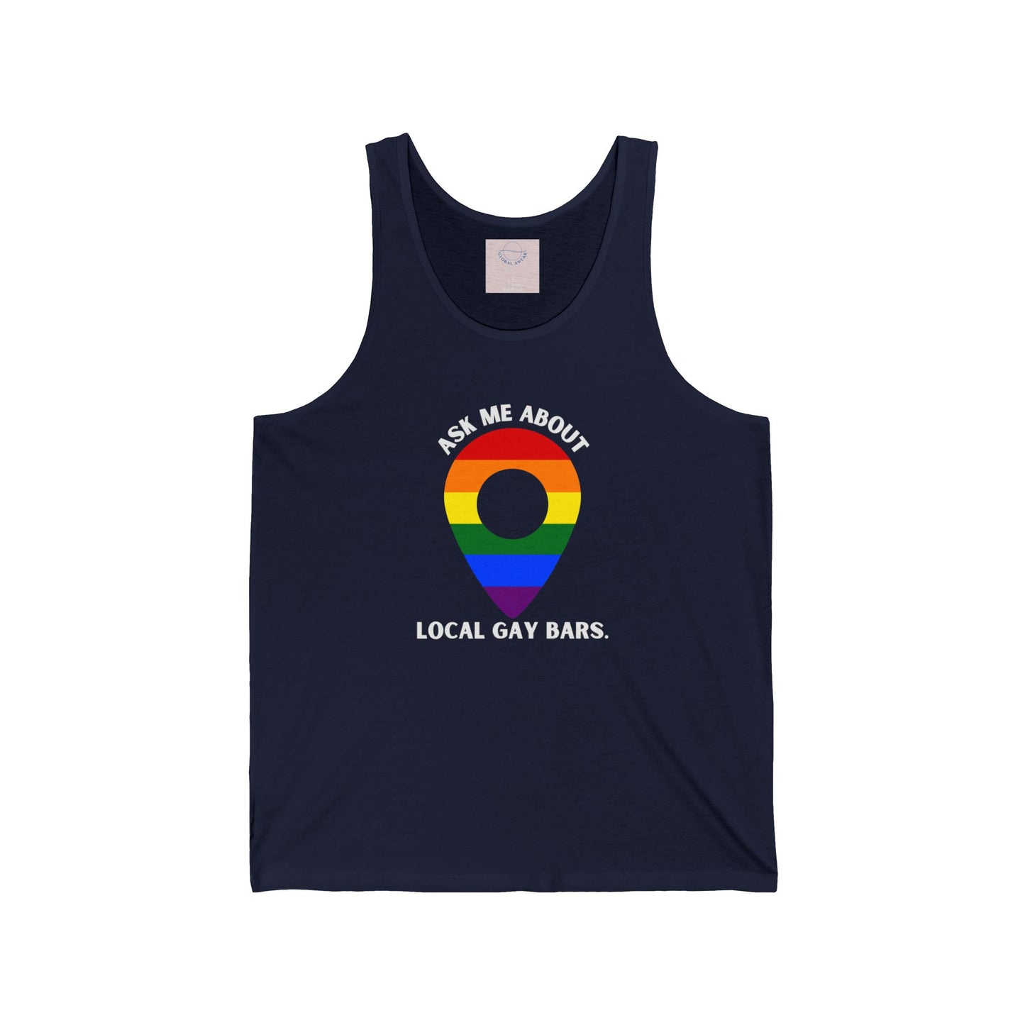 Ask Me About Local Gay Bars: Pride Travel Tank