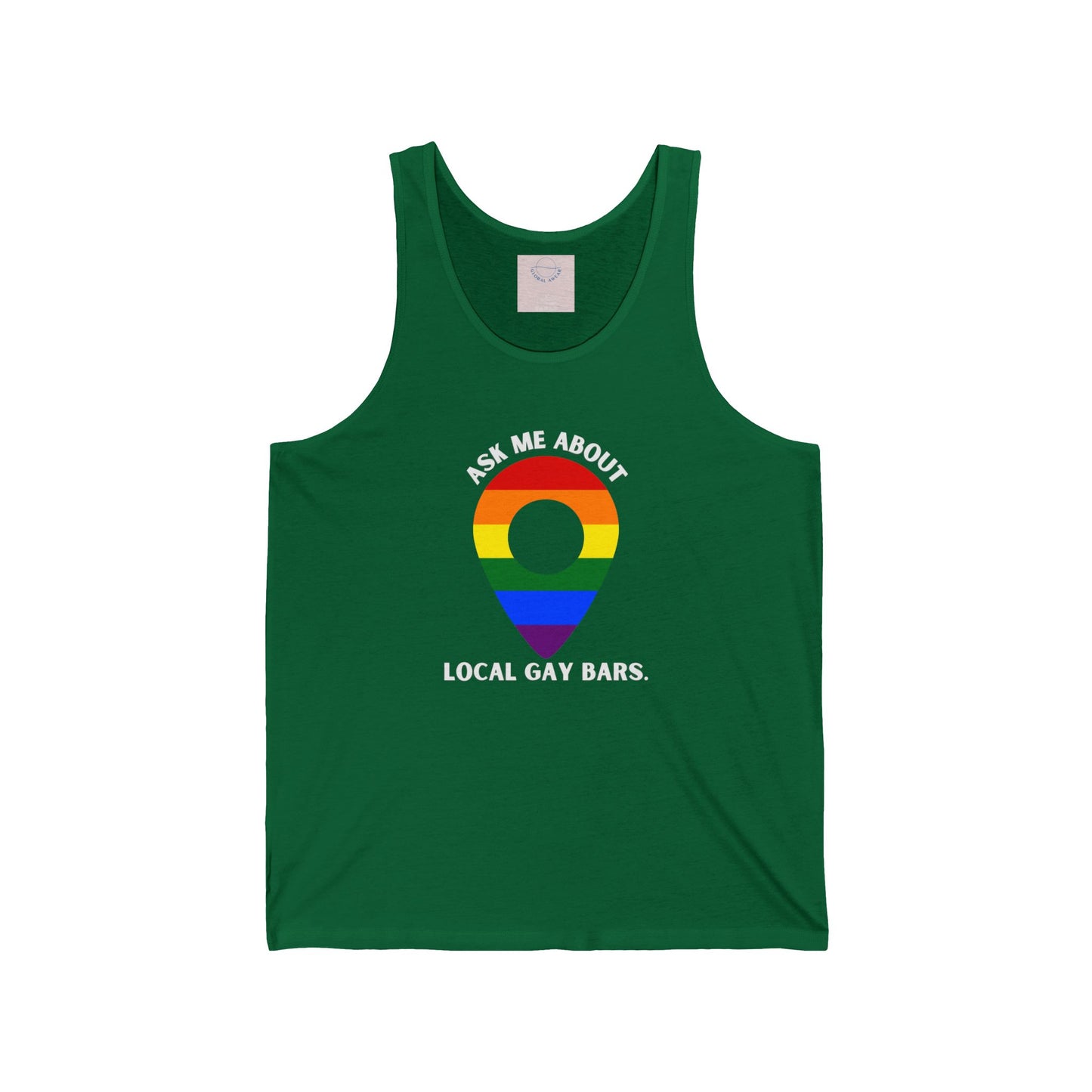 Ask Me About Local Gay Bars: Pride Travel Tank