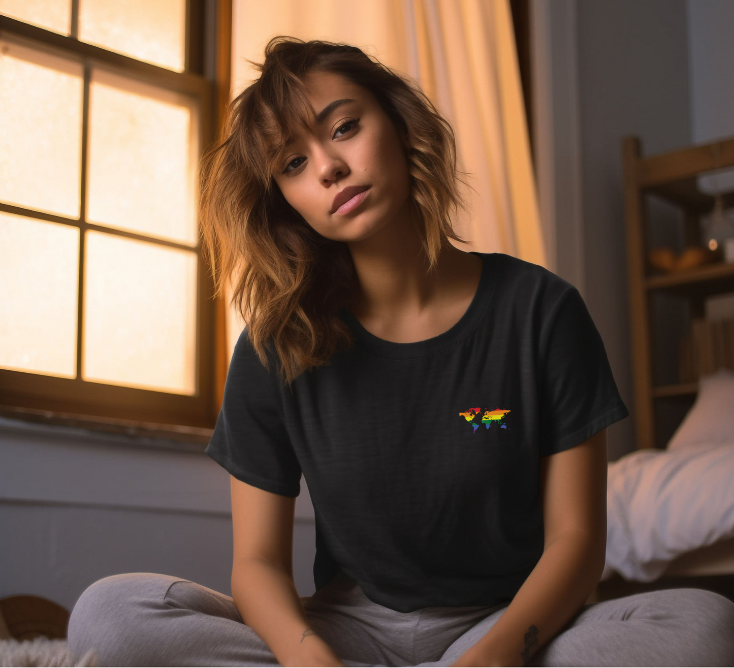 What a Lesbian Looks Like Abroad: Pride T-shirt