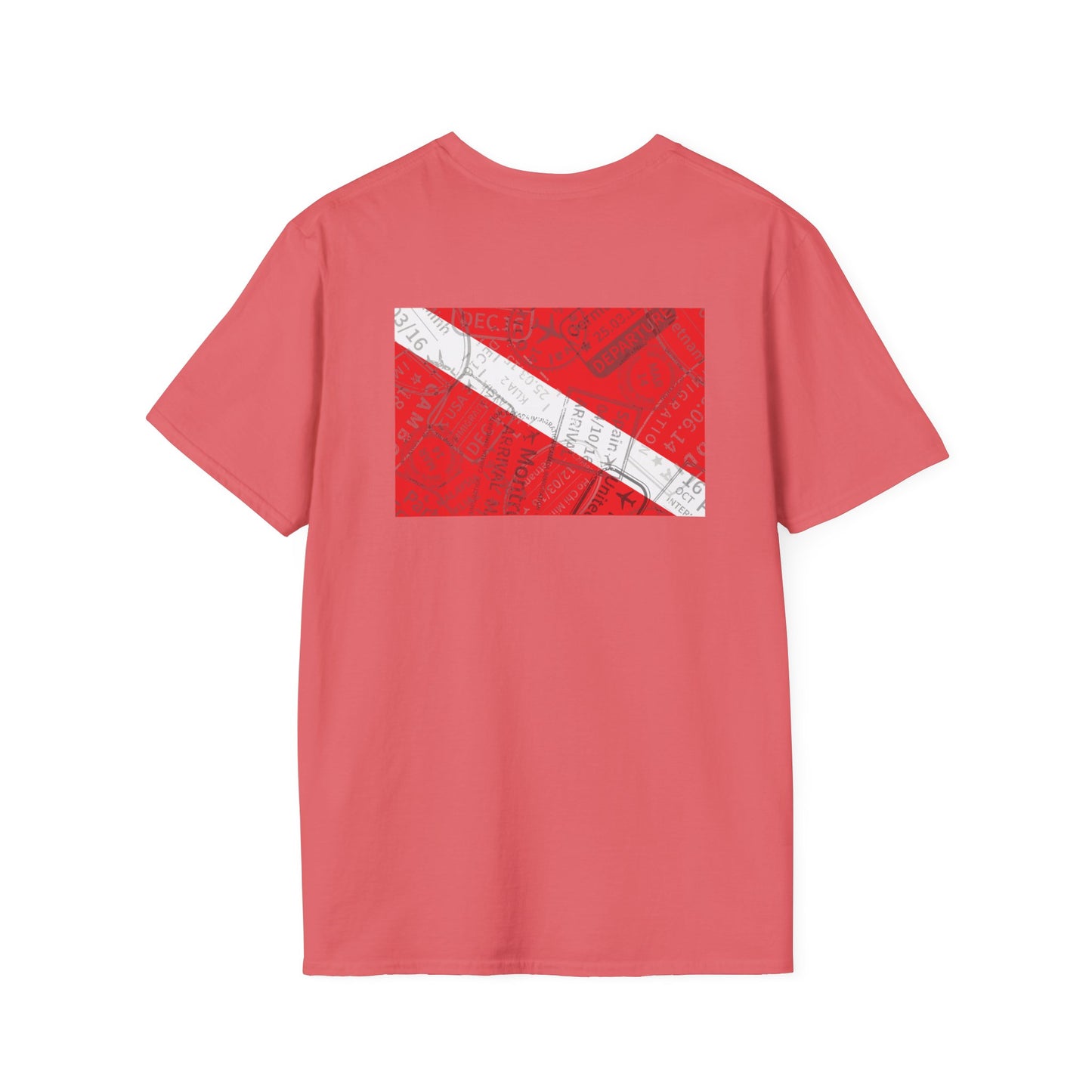 Dive Flags & Passport Stamps Tee