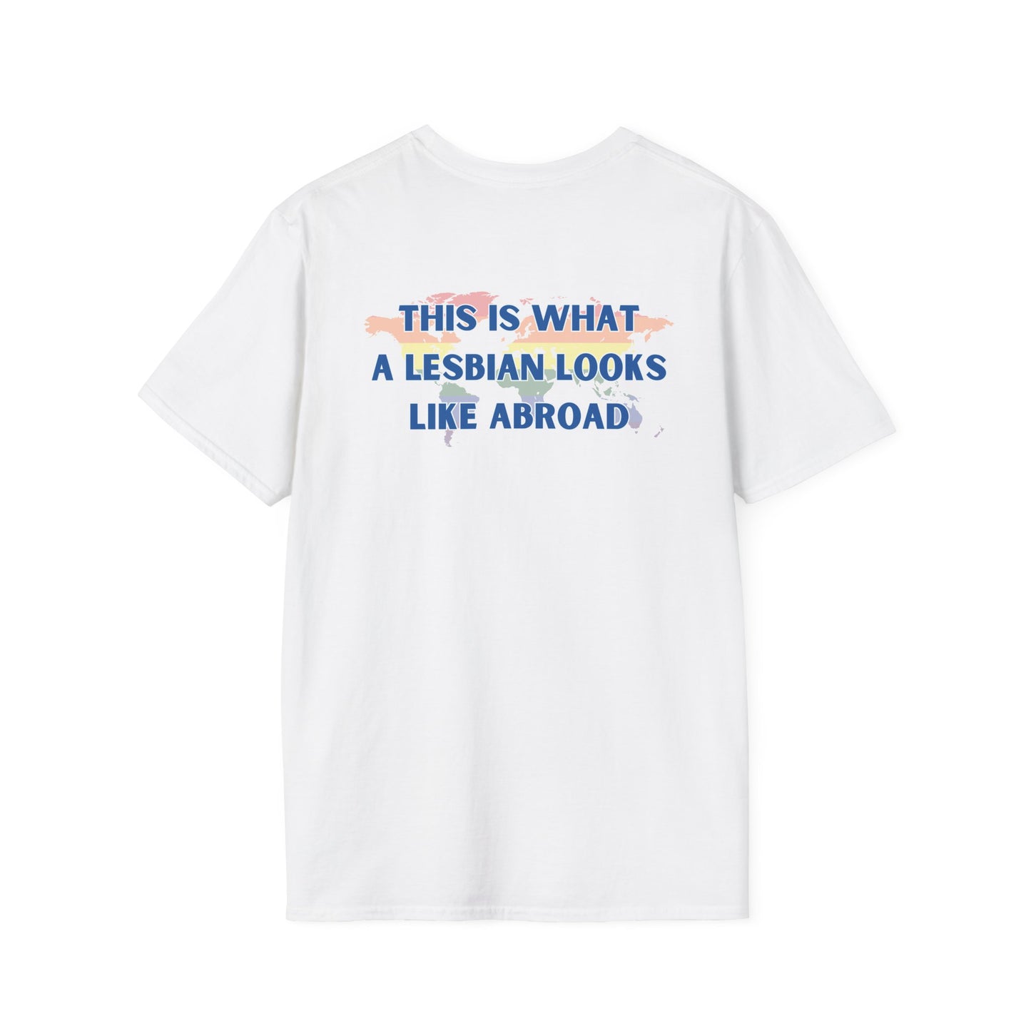 What a Lesbian Looks Like Abroad: Pride T-shirt