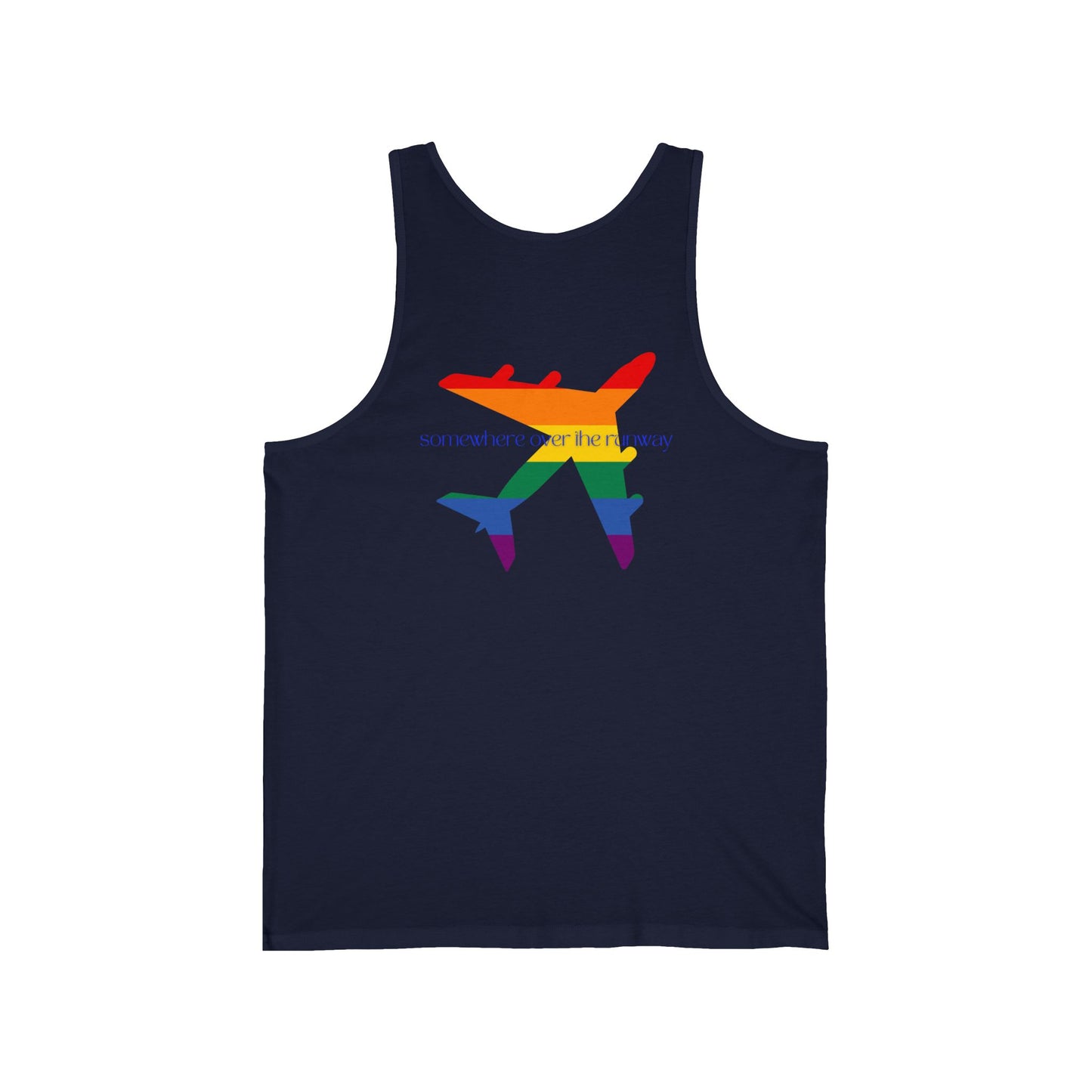 Somewhere Over the Runway: Pride Travel Tank